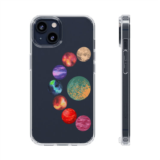 Clear Cases Lunar With Eight Colors - covers4phones
