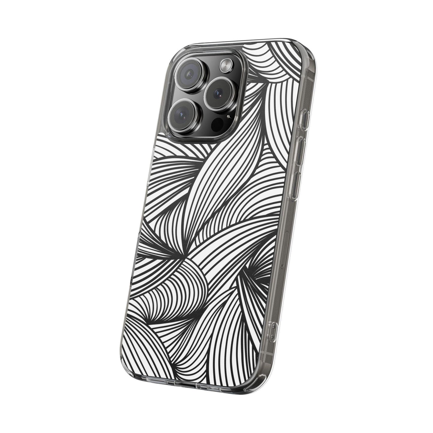 Black and White Illusion Clear Cases - covers4phones