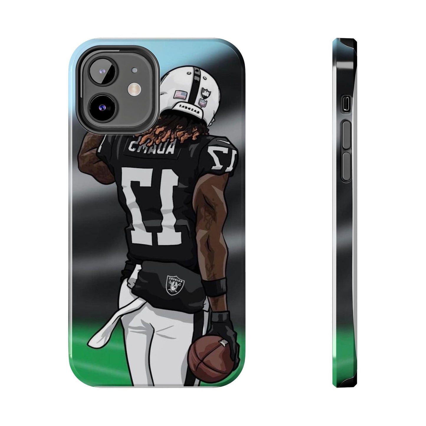 Adam 17 Player Showing Shirt Number Printed Tough Phone Case for iPhone & Samsung Galaxy - Bold Athlete Design - covers4phones