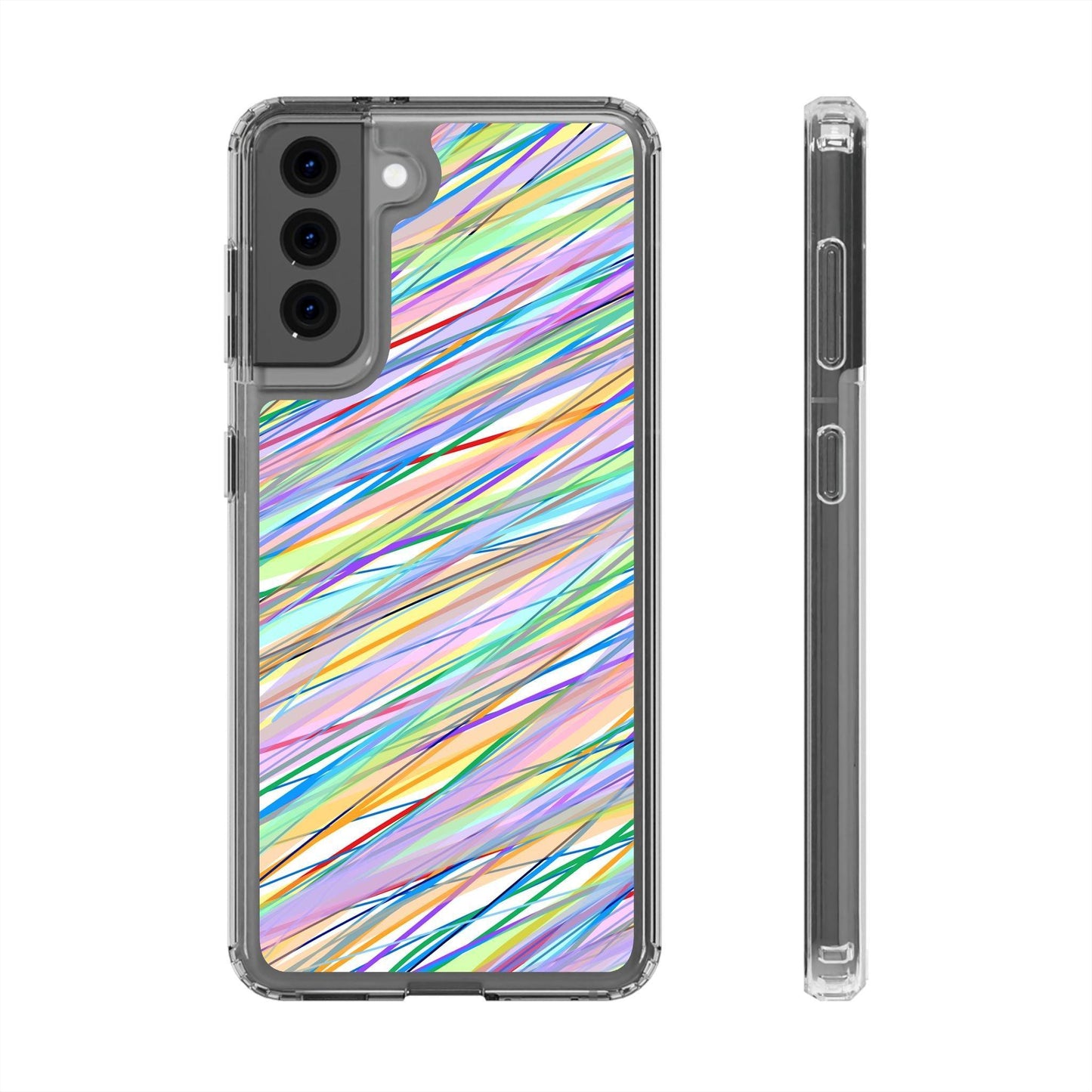 Threads Of Colors Clear Case - covers4phones