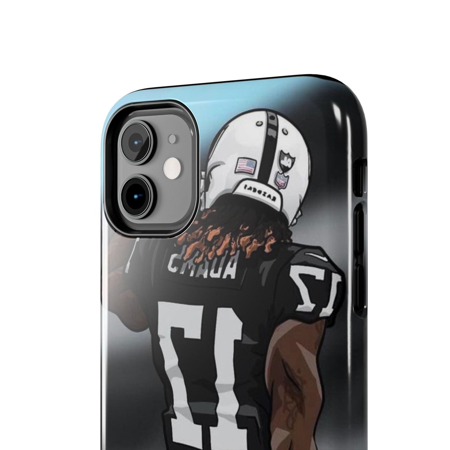 Adam 17 Player Showing Shirt Number Printed Tough Phone Case for iPhone & Samsung Galaxy - Bold Athlete Design - covers4phones