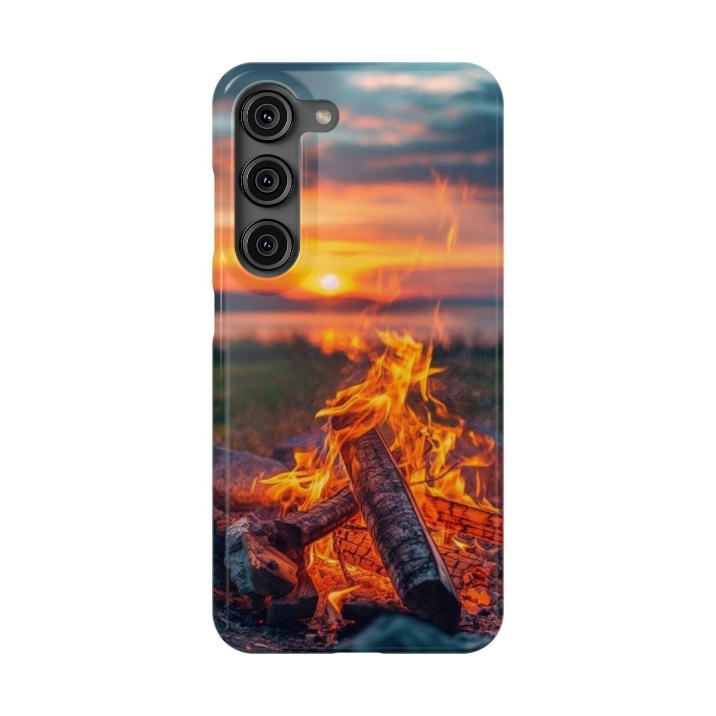 Woodland Fire Phone Case – Warmth of Nature’s Blaze on Your Device - covers4phones