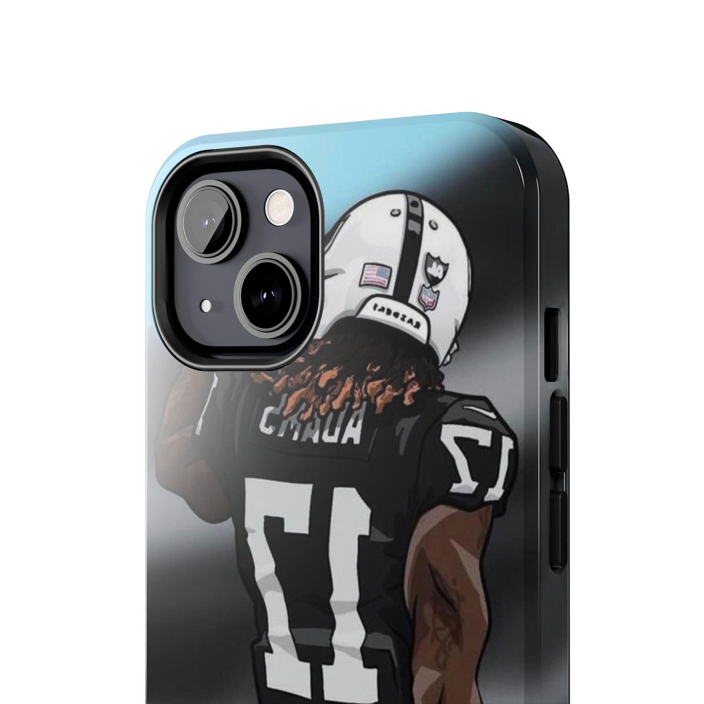 Adam 17 Player Showing Shirt Number Printed Tough Phone Case for iPhone & Samsung Galaxy - Bold Athlete Design - covers4phones