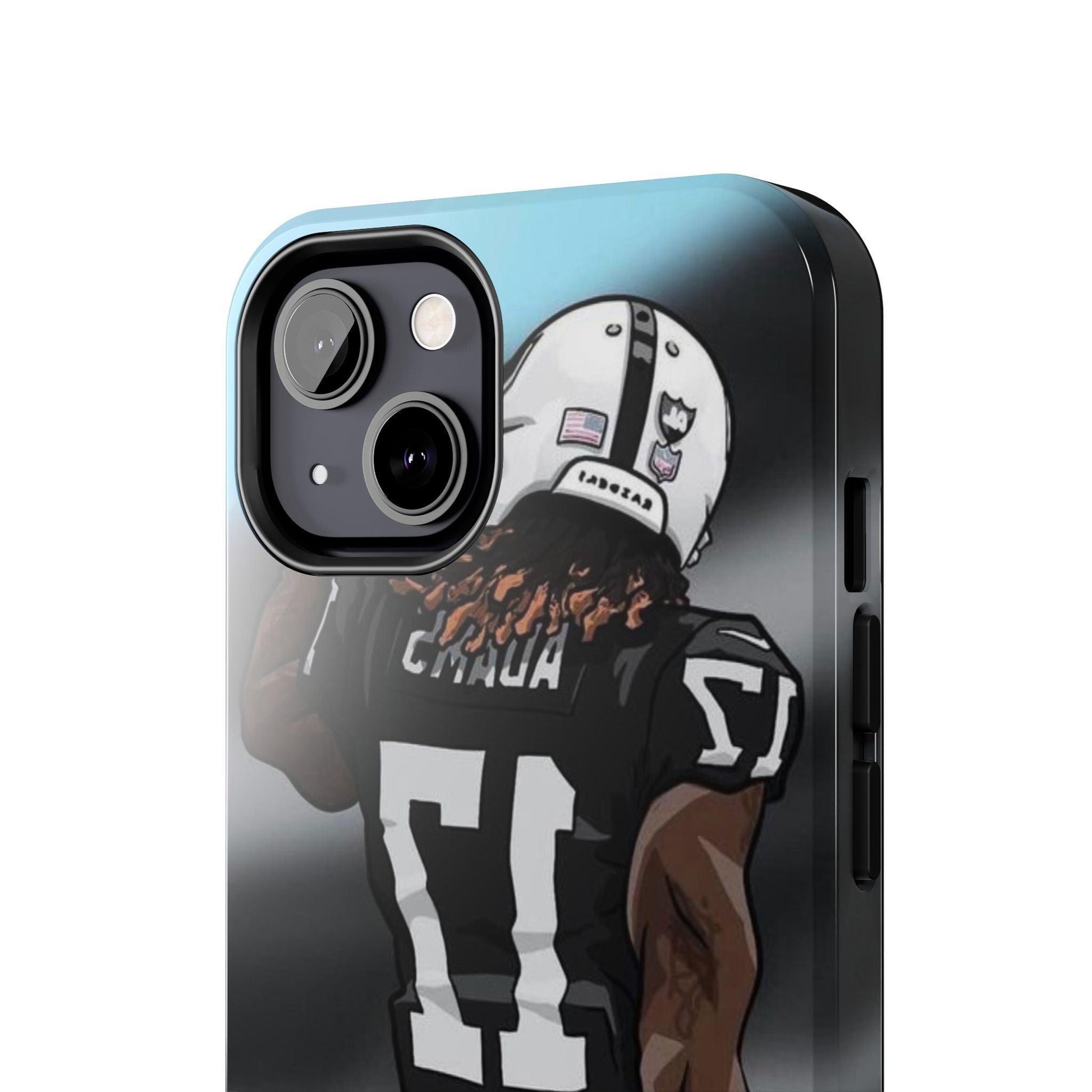 Adam 17 Player Showing Shirt Number Printed Tough Phone Case for iPhone & Samsung Galaxy - Bold Athlete Design - covers4phones