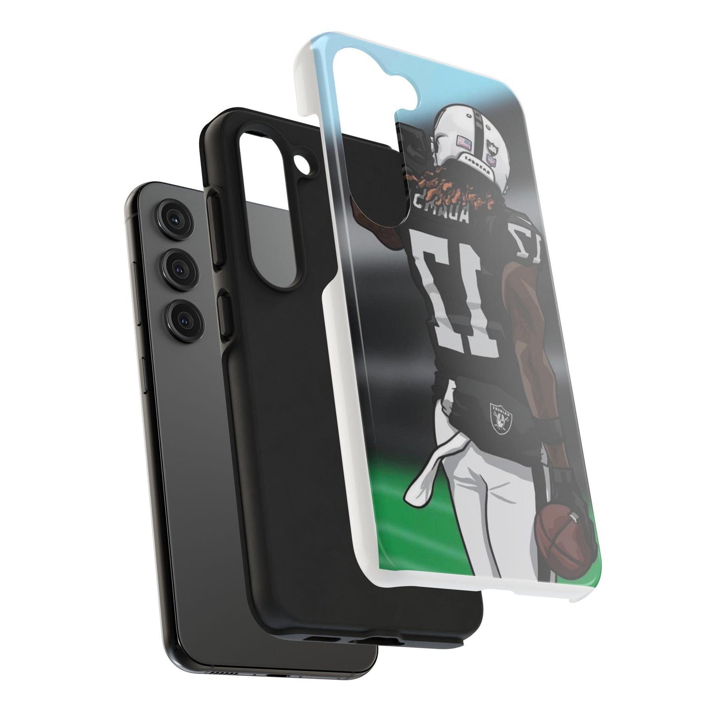 Adam 17 Player Showing Shirt Number Printed Tough Phone Case for iPhone & Samsung Galaxy - Bold Athlete Design - covers4phones