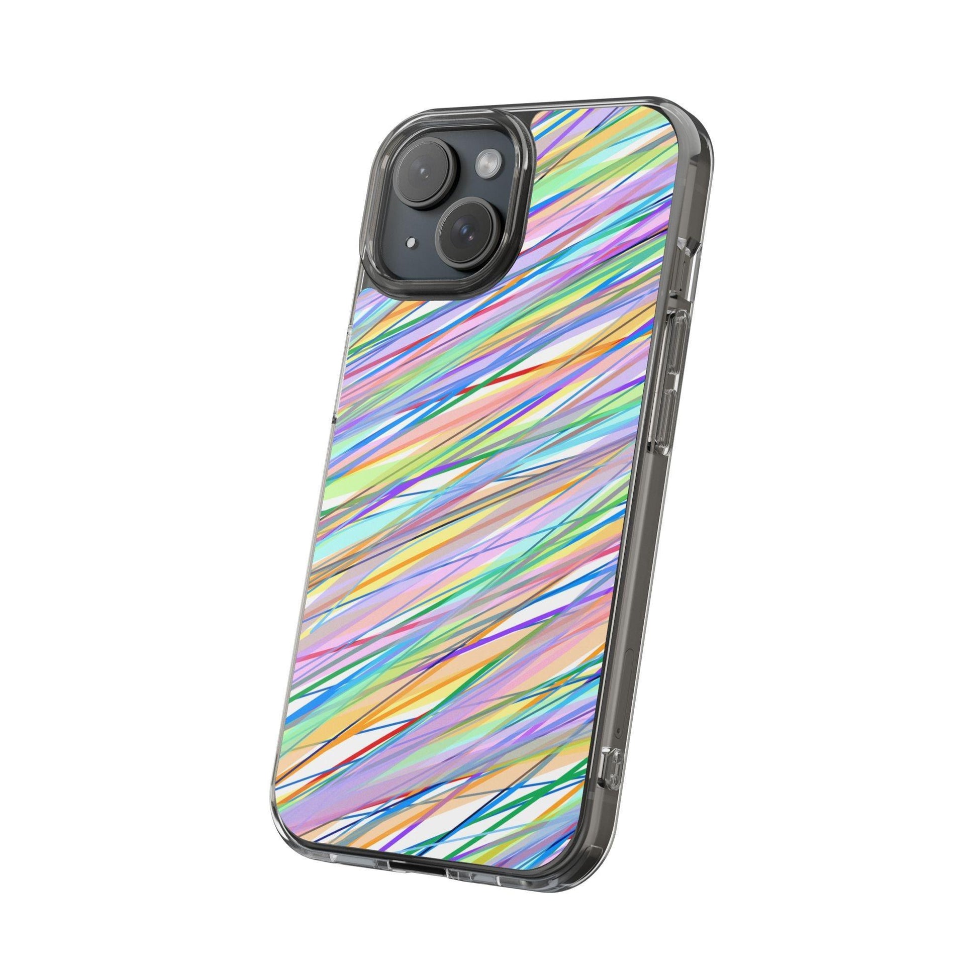 Threads Of Colors Clear Case - covers4phones
