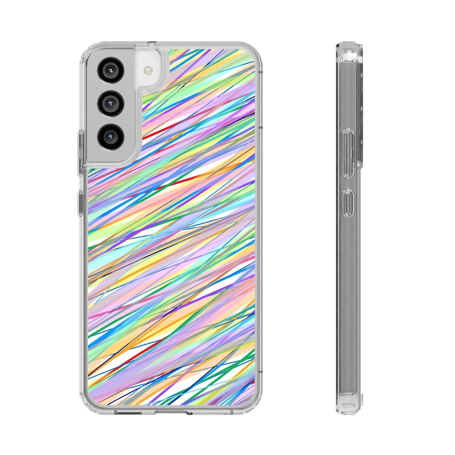 Threads Of Colors Clear Case - covers4phones