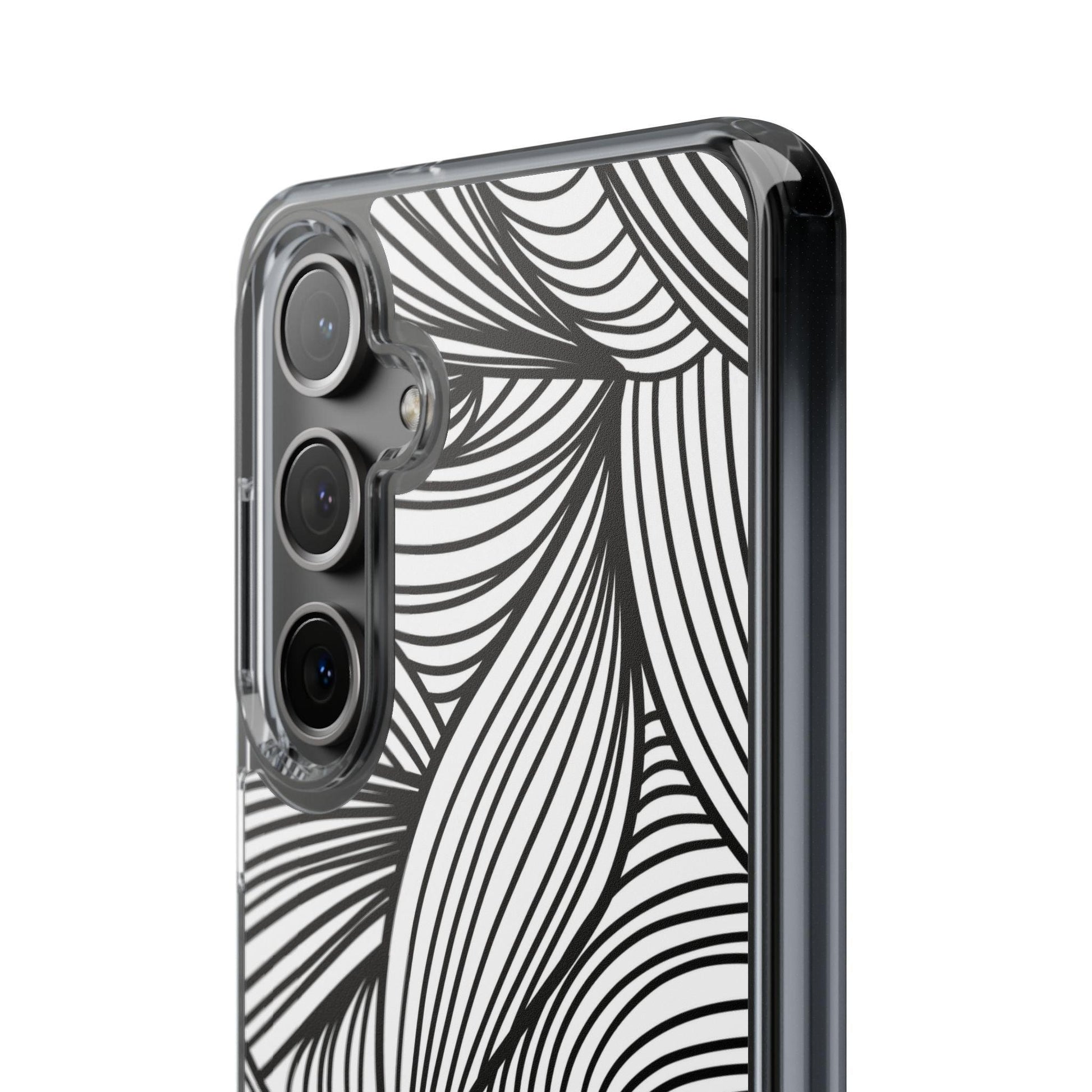 Black and White Illusion Clear Cases - covers4phones