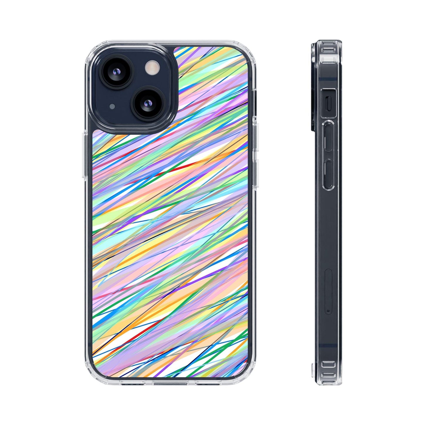 Threads Of Colors Clear Case - covers4phones