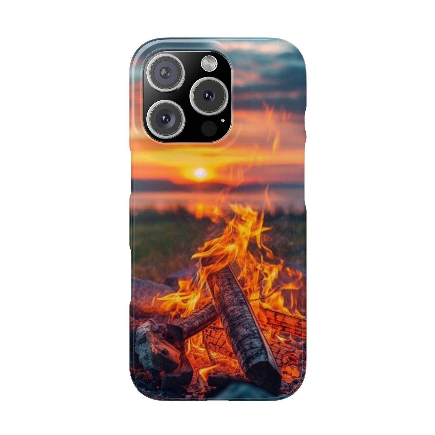 Woodland Fire Phone Case – Warmth of Nature’s Blaze on Your Device - covers4phones