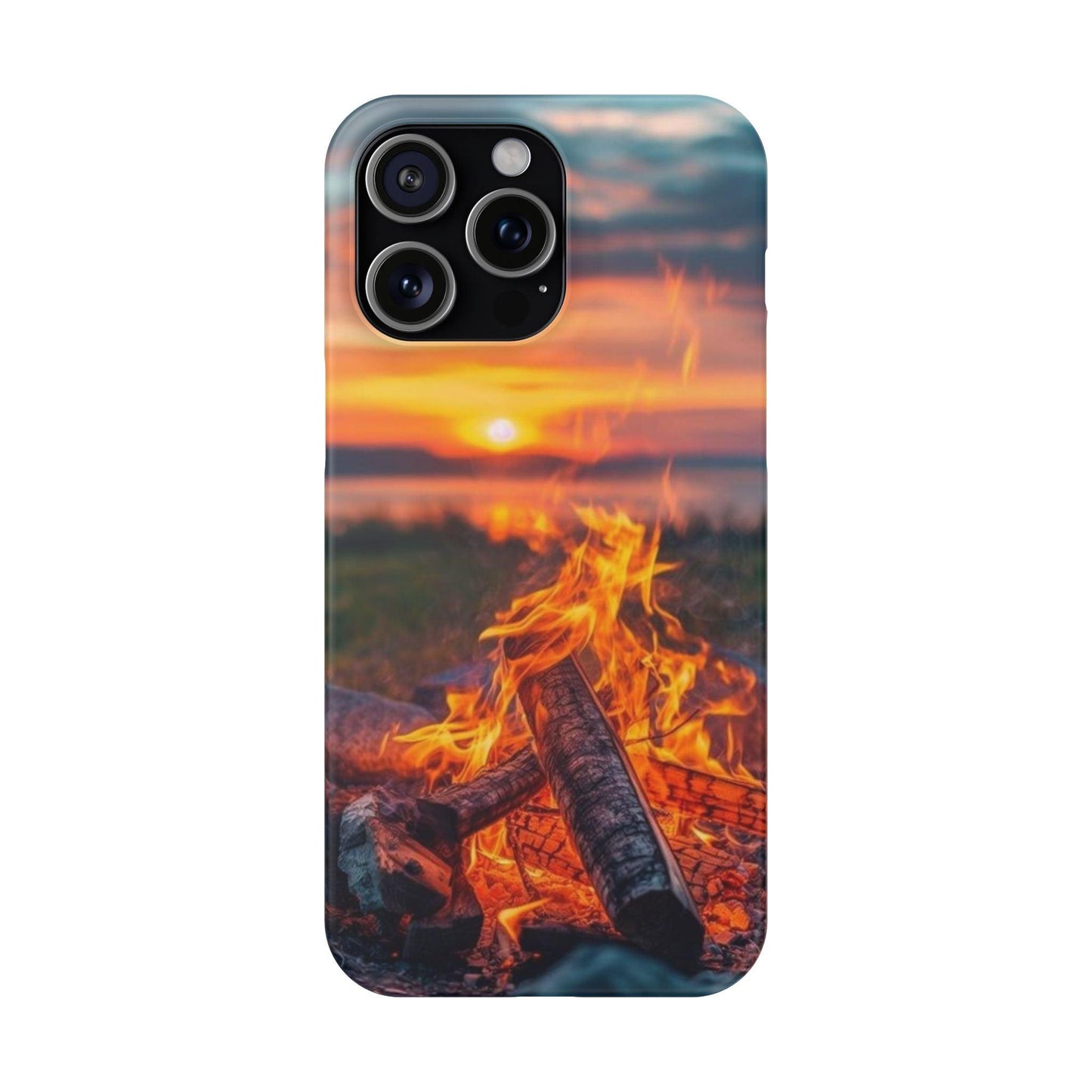 Woodland Fire Phone Case – Warmth of Nature’s Blaze on Your Device - covers4phones