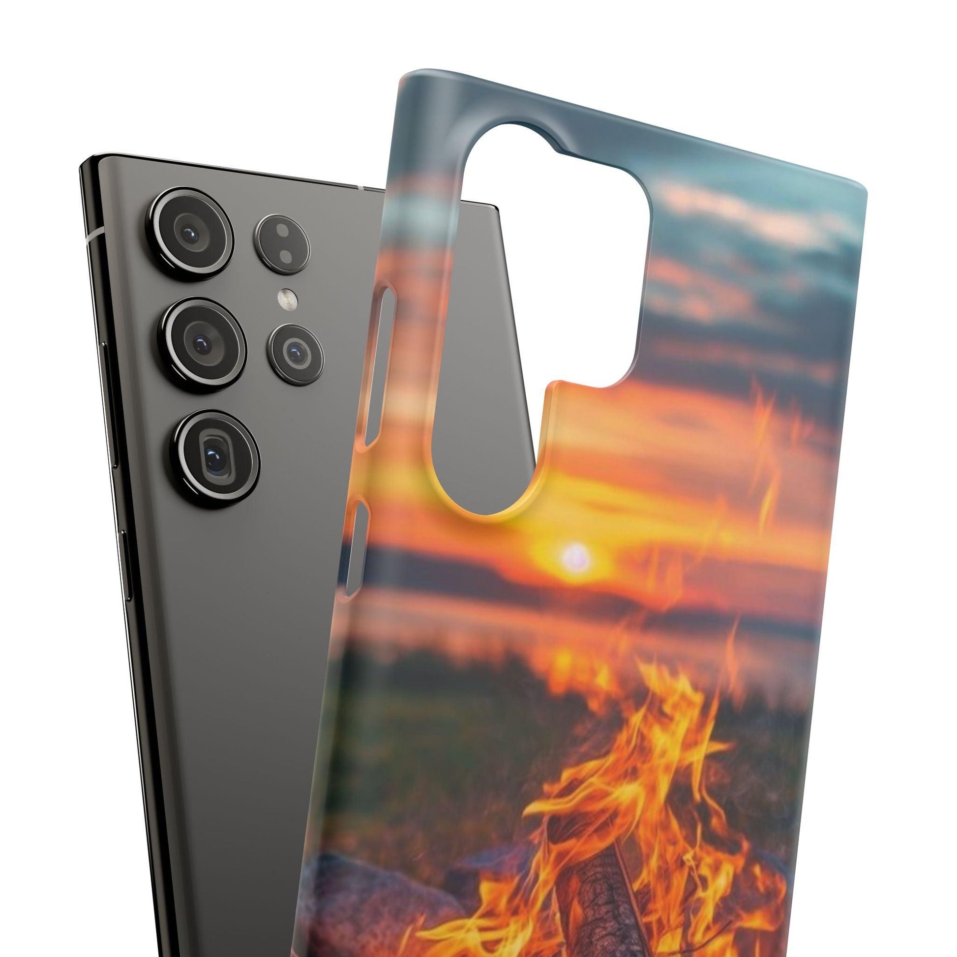 Woodland Fire Phone Case – Warmth of Nature’s Blaze on Your Device - covers4phones