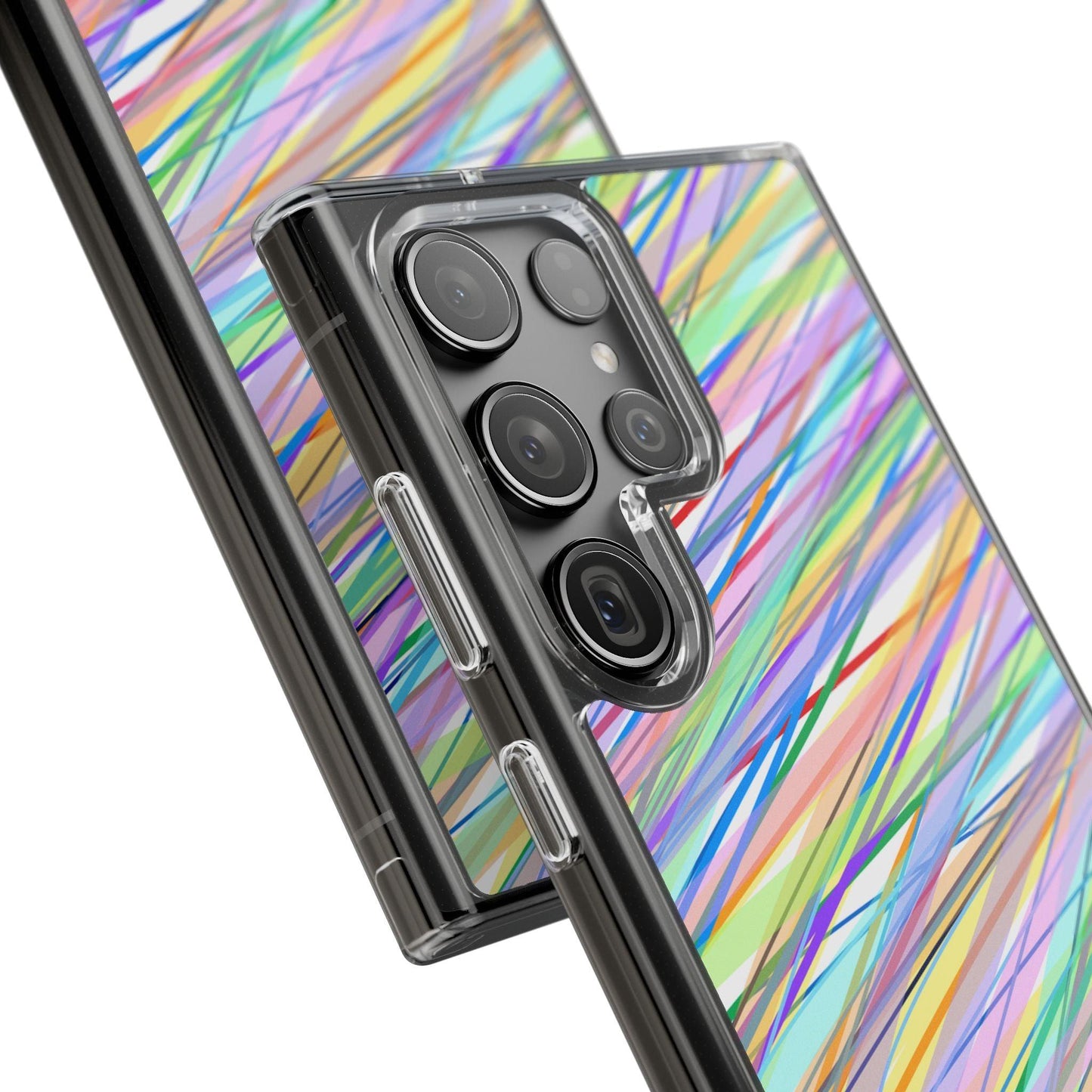 Threads Of Colors Clear Case - covers4phones