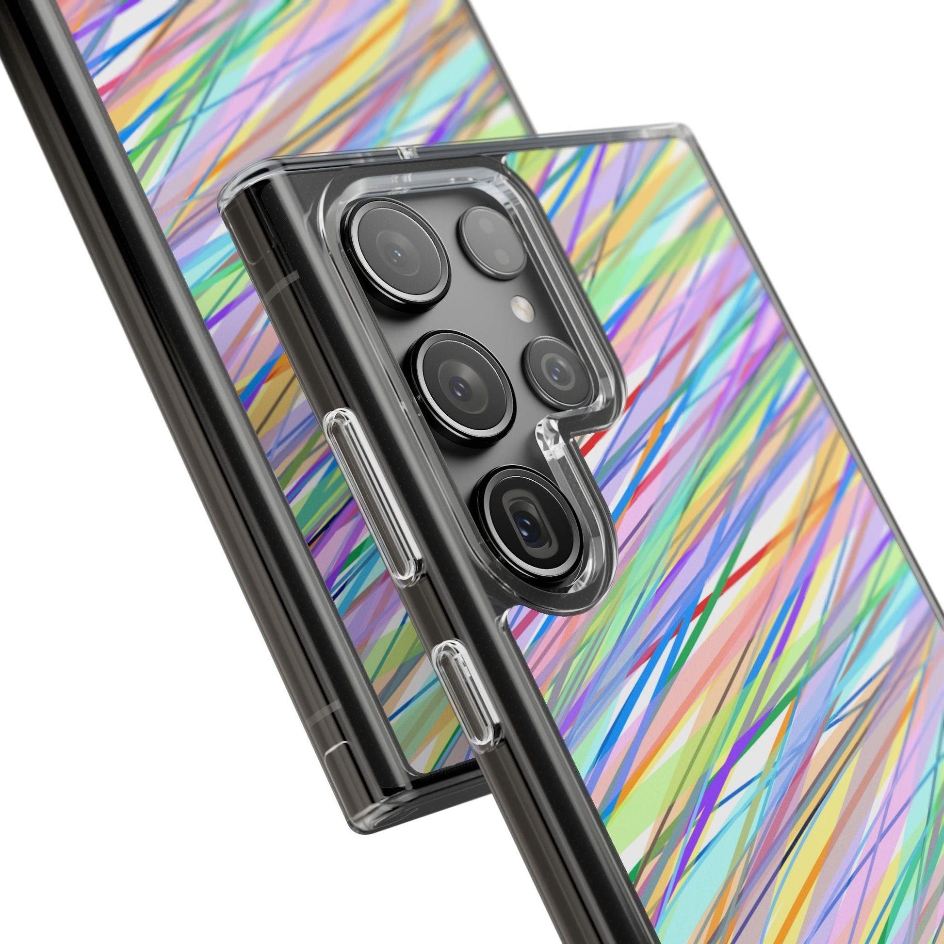Threads Of Colors Clear Case - covers4phones