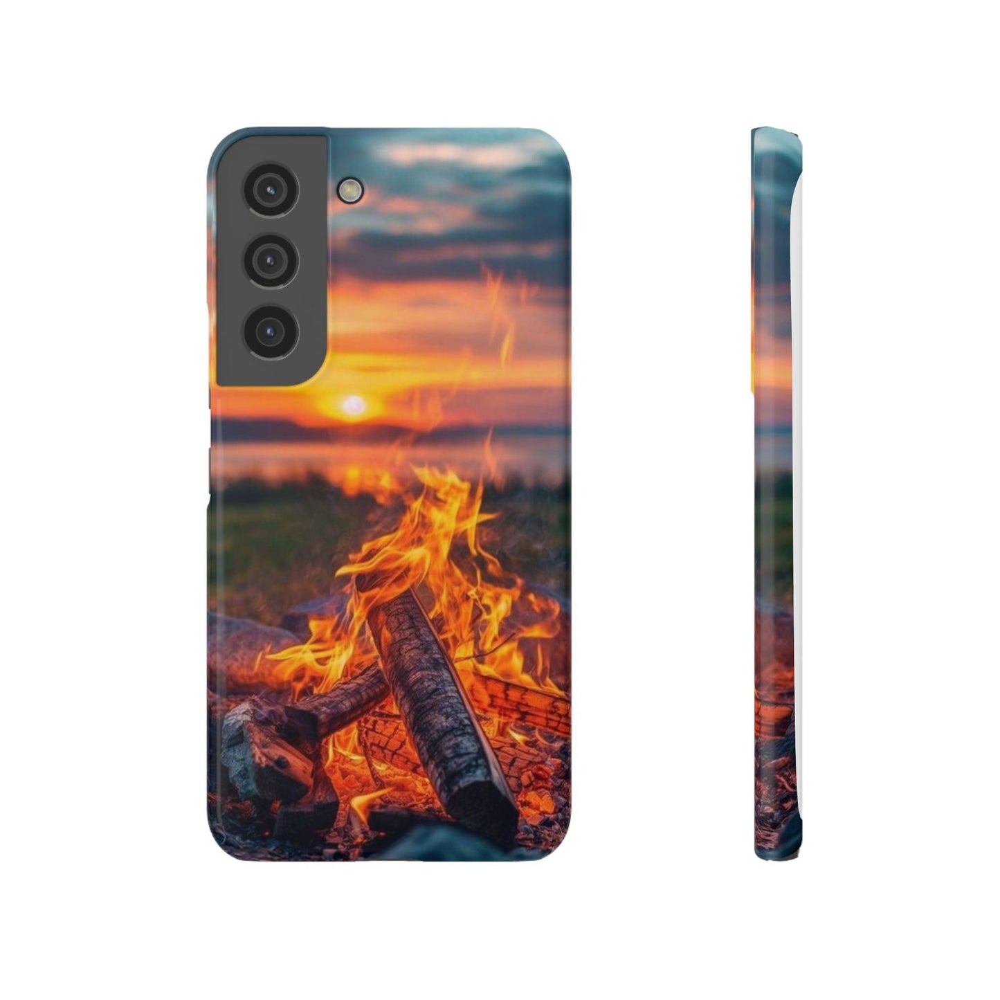 Woodland Fire Phone Case – Warmth of Nature’s Blaze on Your Device - covers4phones