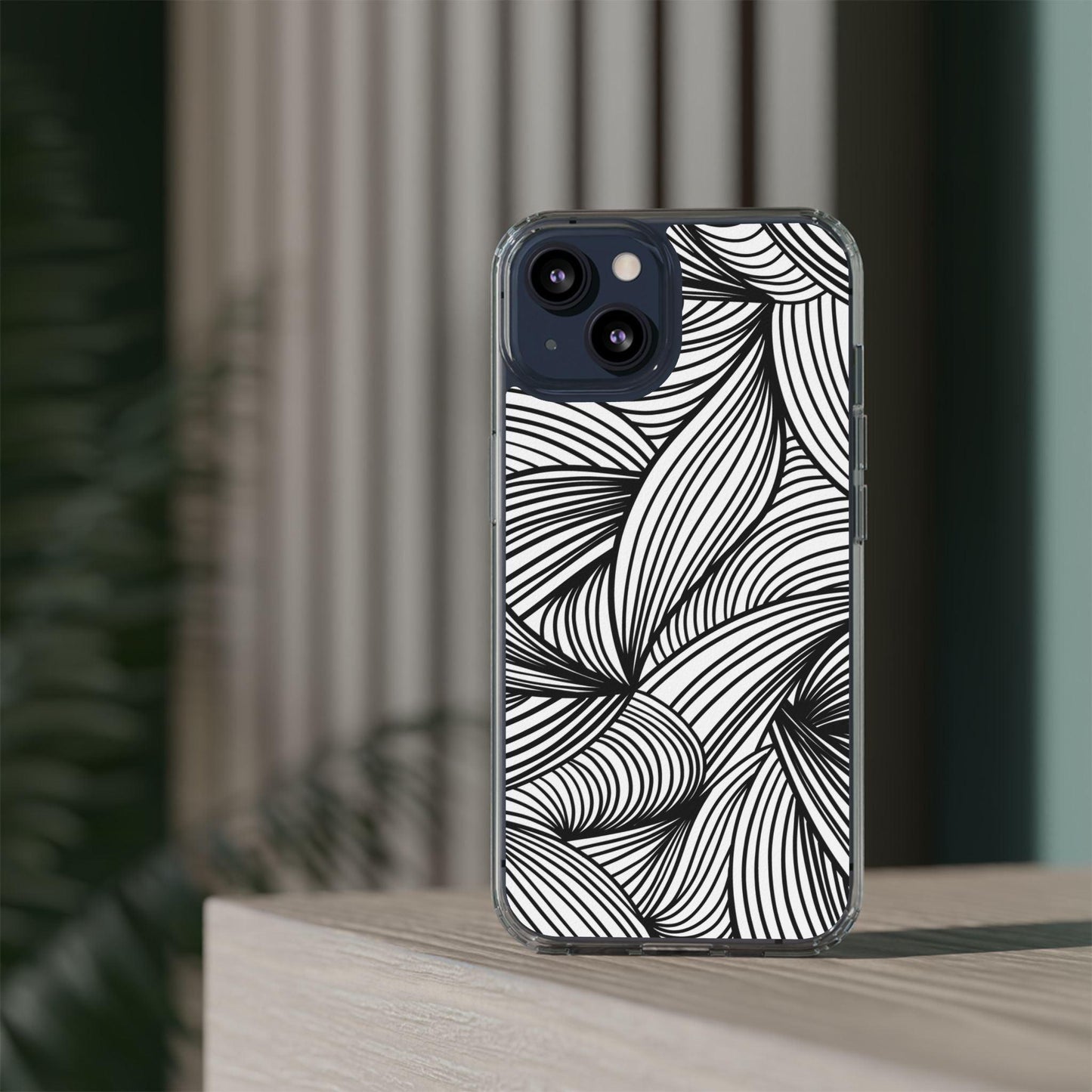 Black and White Illusion Clear Cases - covers4phones