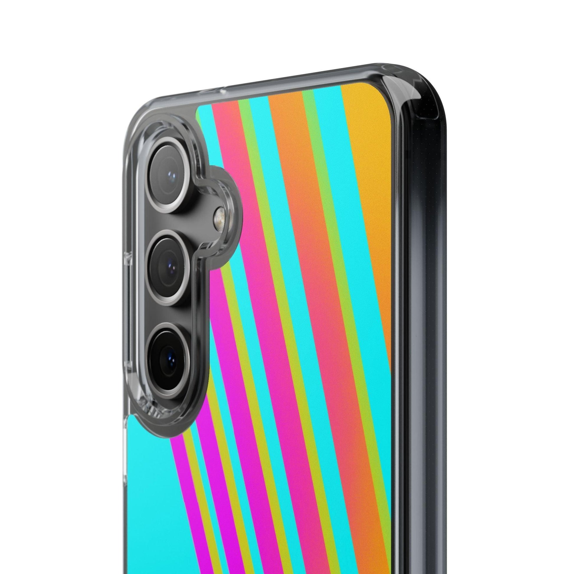 Abstract Pattern With Vibrant Color Clear Cases - covers4phones