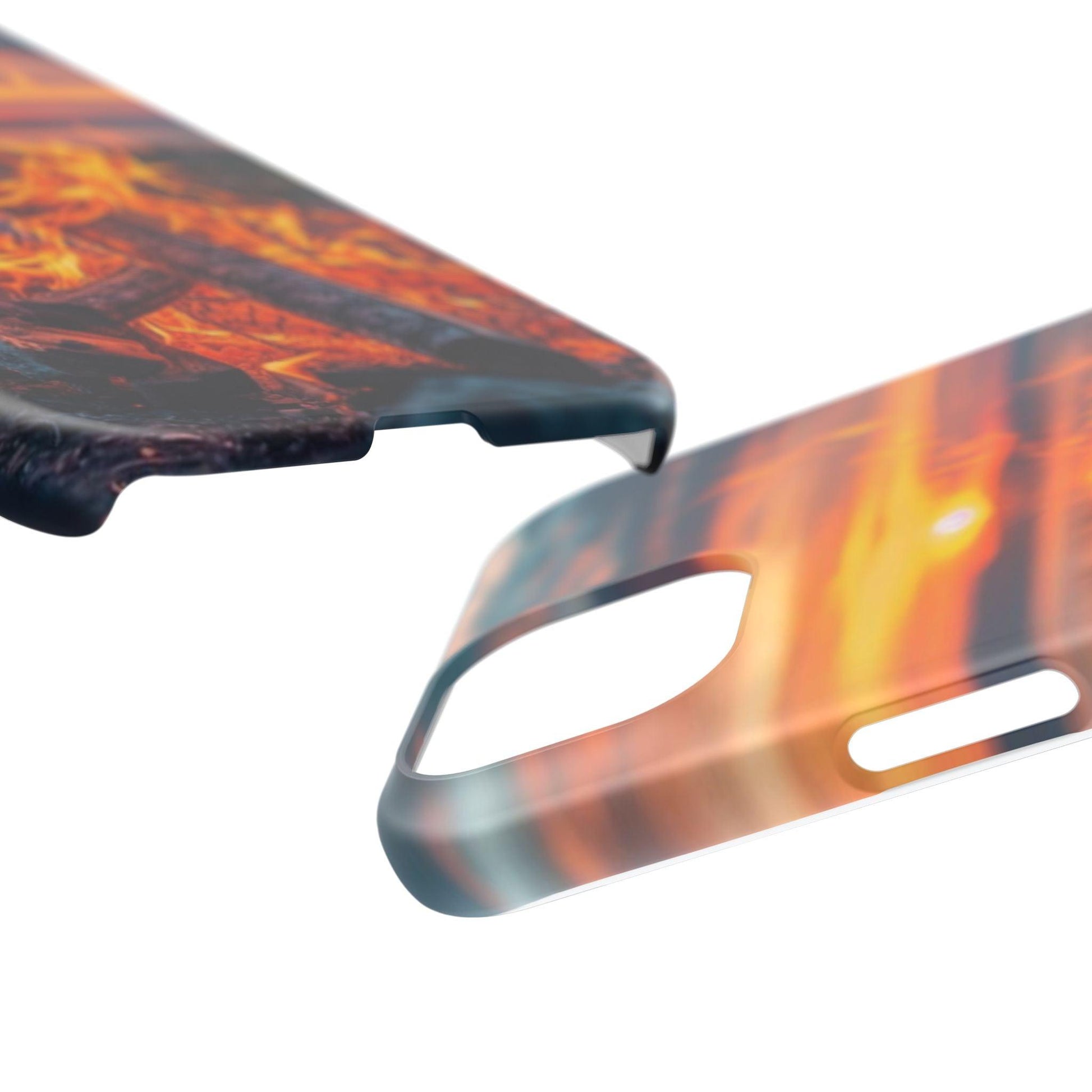 Woodland Fire Phone Case – Warmth of Nature’s Blaze on Your Device - covers4phones