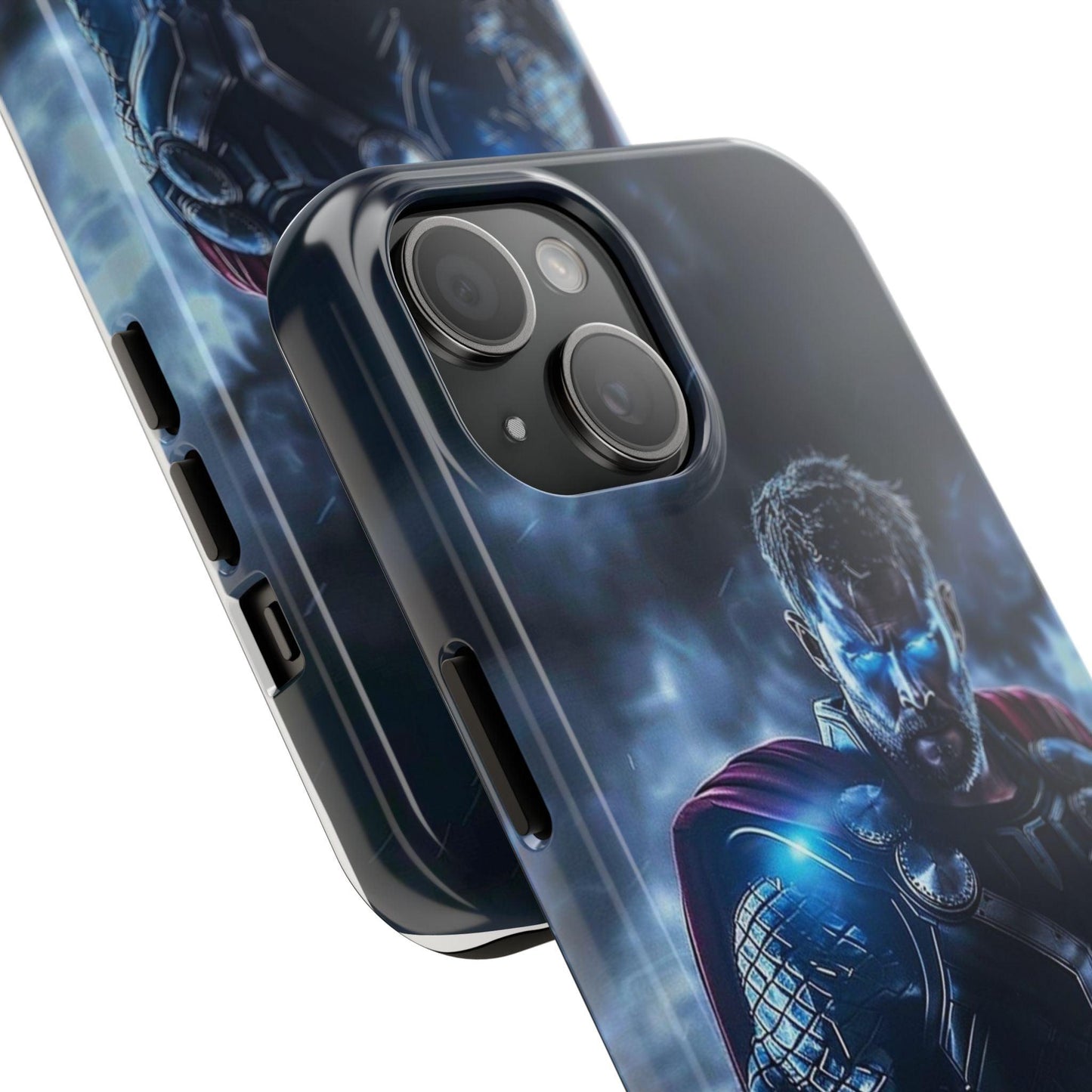 Thor, the God of Thunder in Action Printed Tough Phone Case for iPhone & Samsung Galaxy - Epic Superhero Design - covers4phones