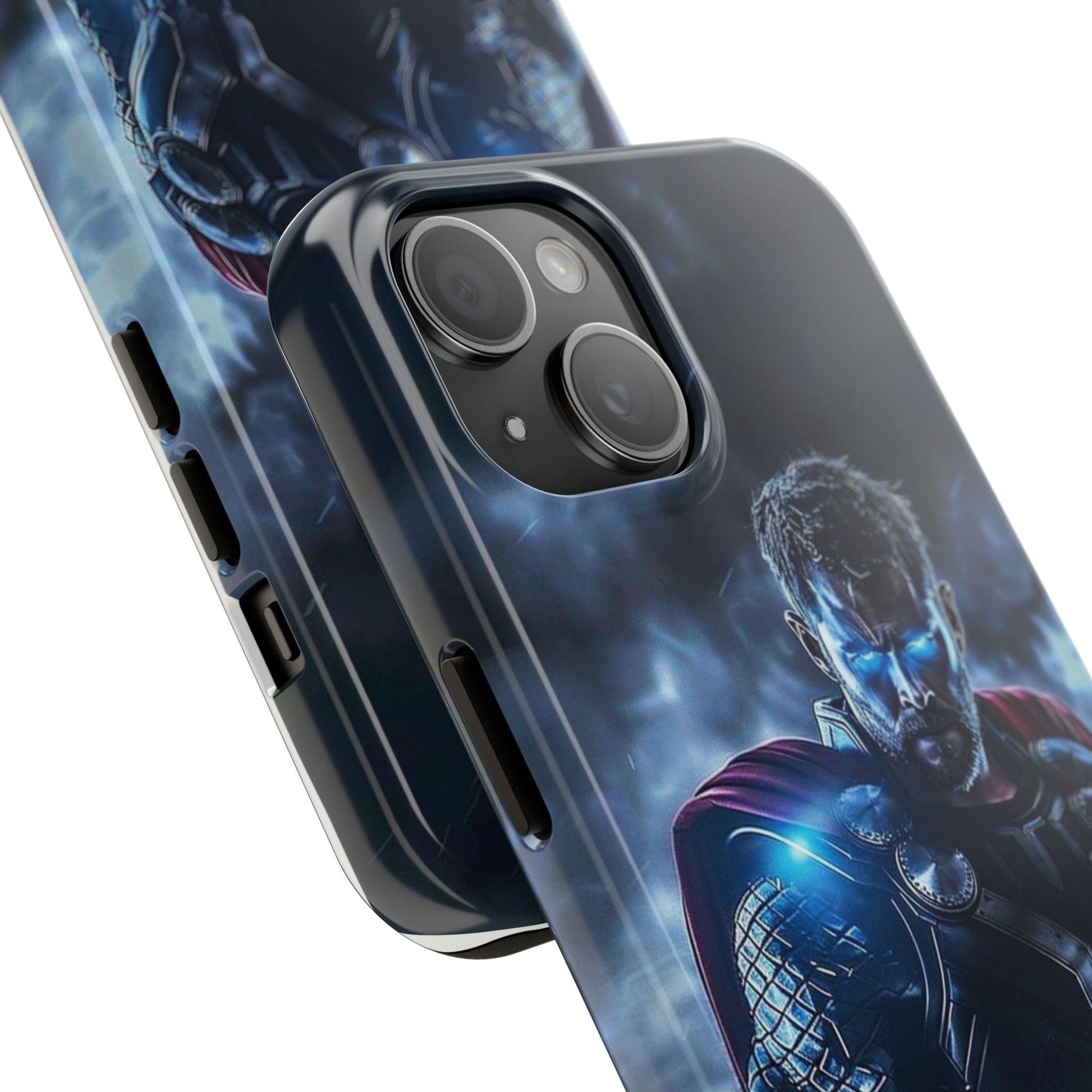 Thor, the God of Thunder in Action Printed Tough Phone Case for iPhone & Samsung Galaxy - Epic Superhero Design - covers4phones