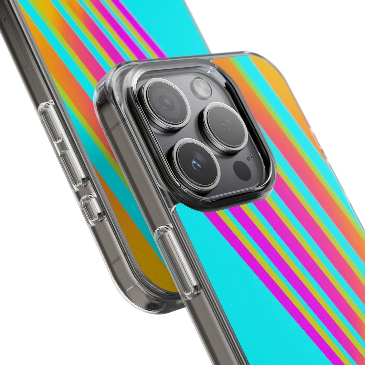 Abstract Pattern With Vibrant Color Clear Cases - covers4phones