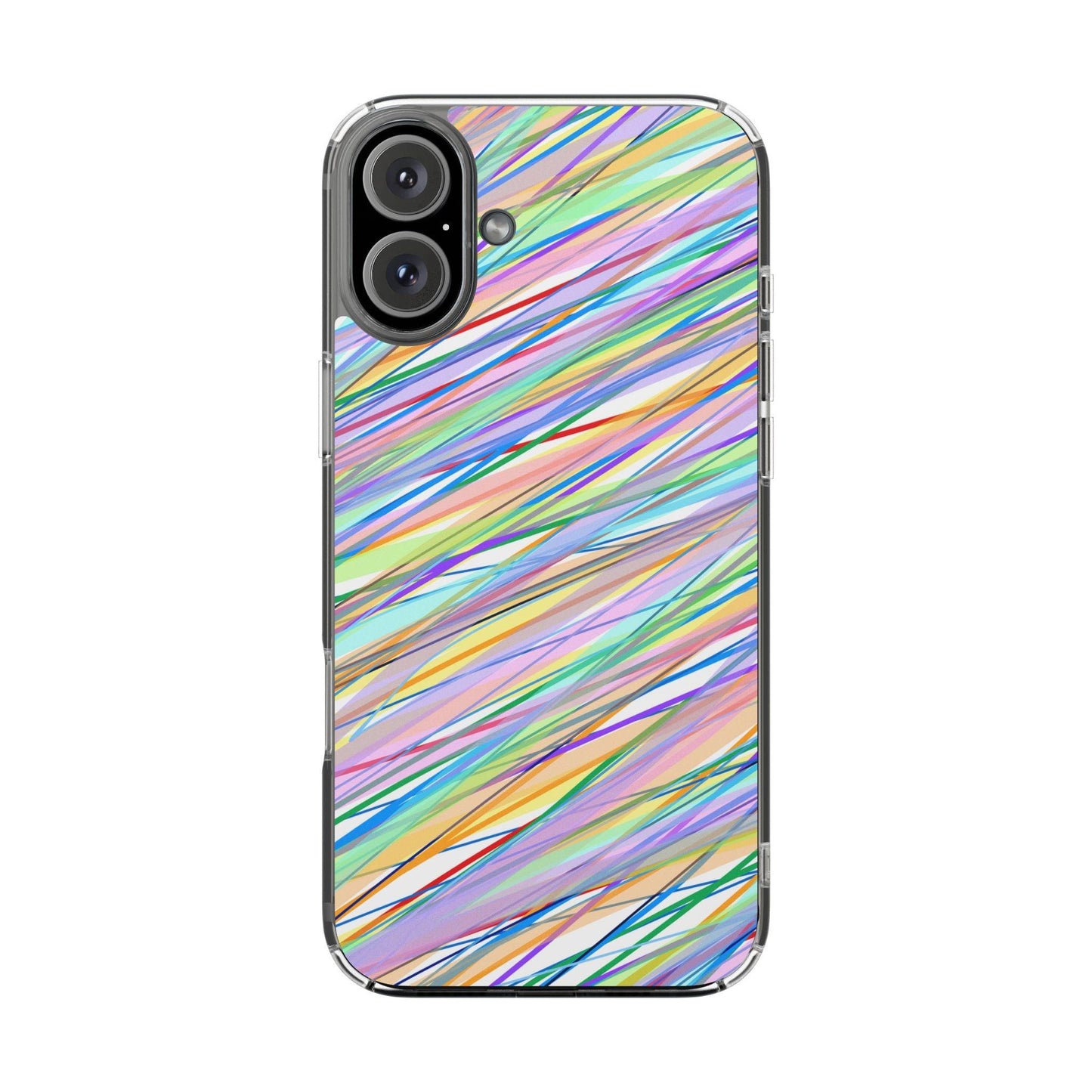 Threads Of Colors Clear Case - covers4phones
