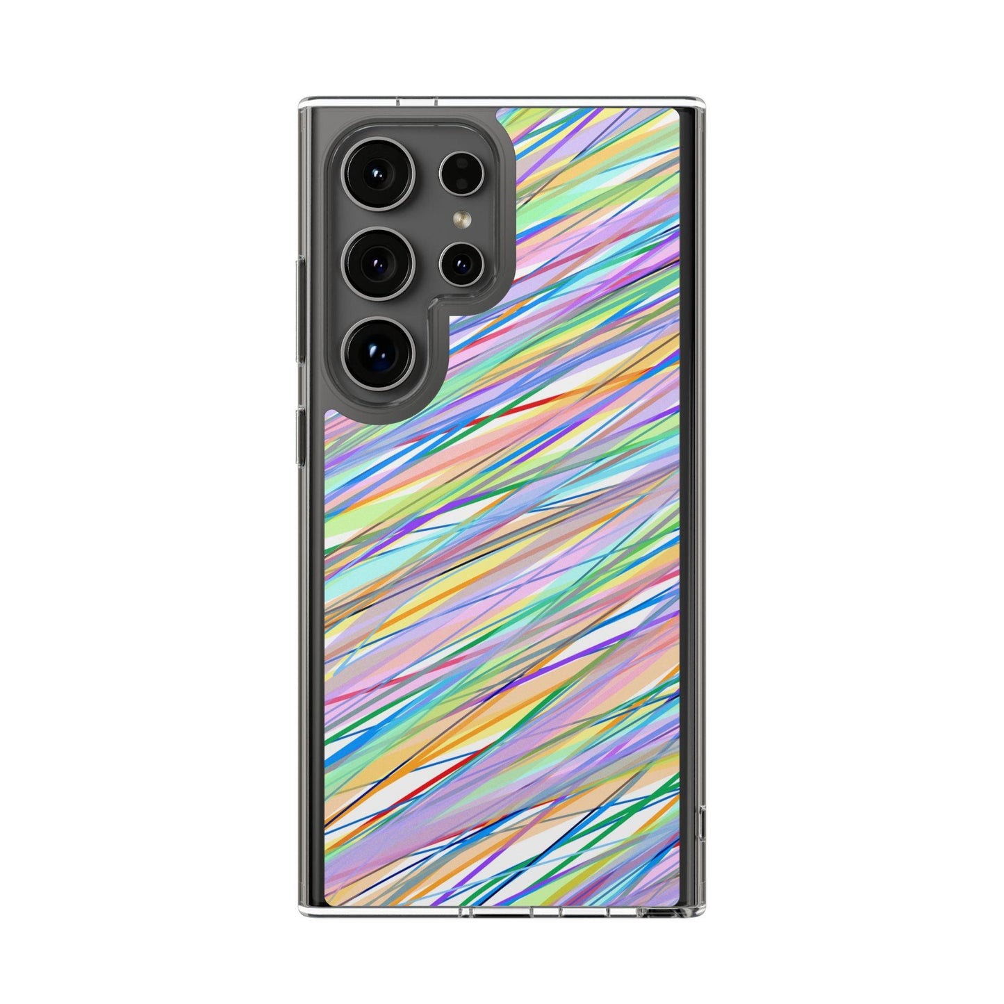 Threads Of Colors Clear Case - covers4phones