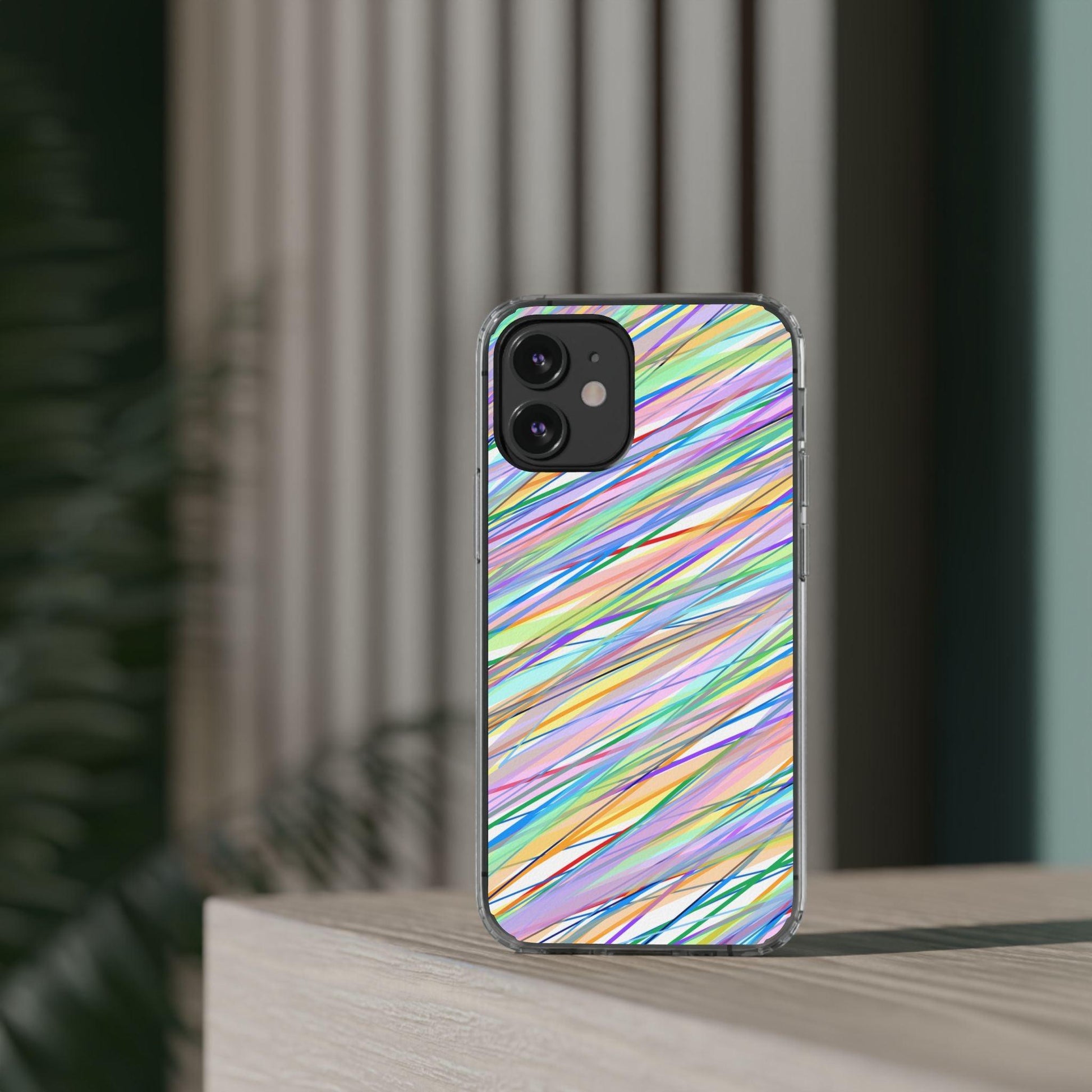 Threads Of Colors Clear Case - covers4phones