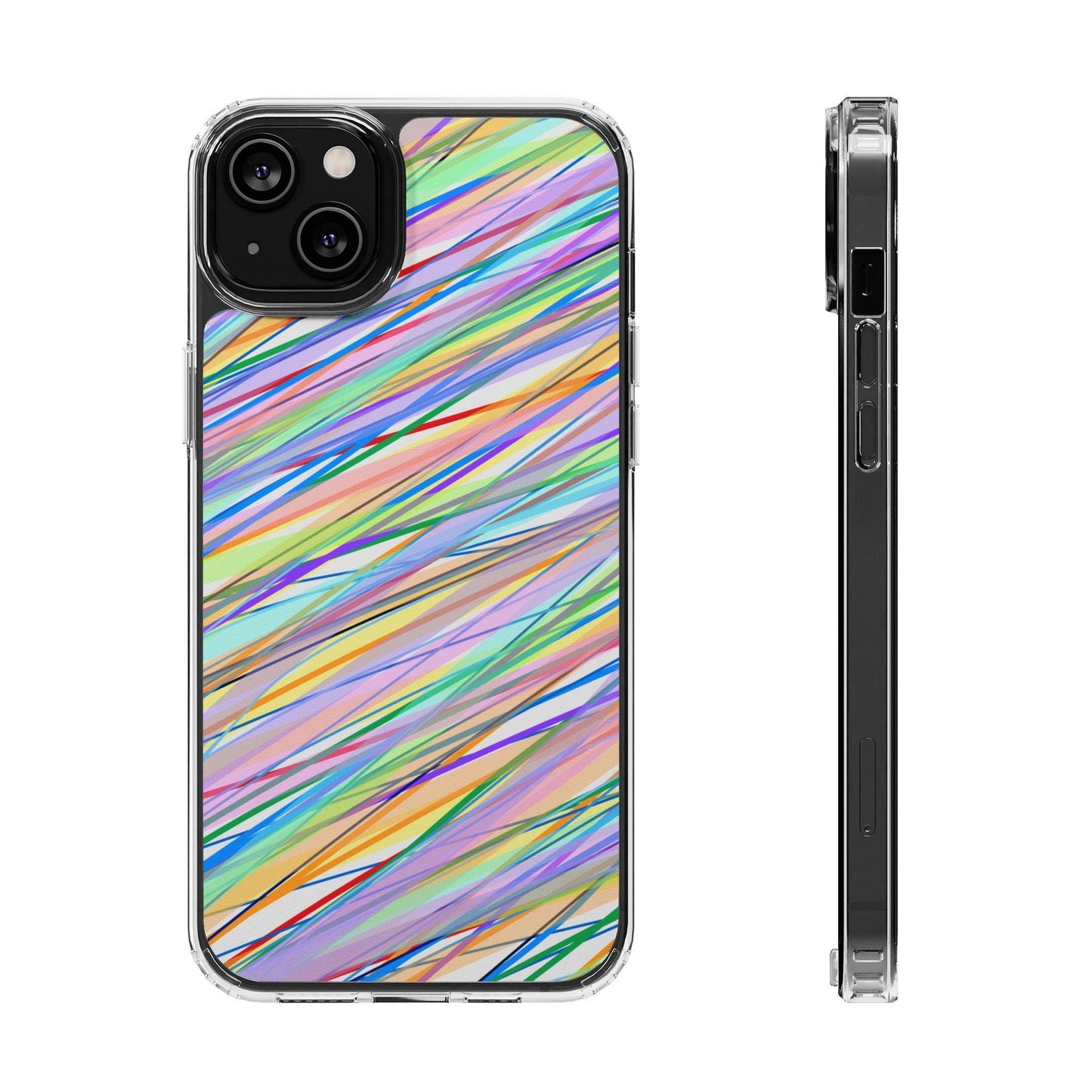 Threads Of Colors Clear Case - covers4phones