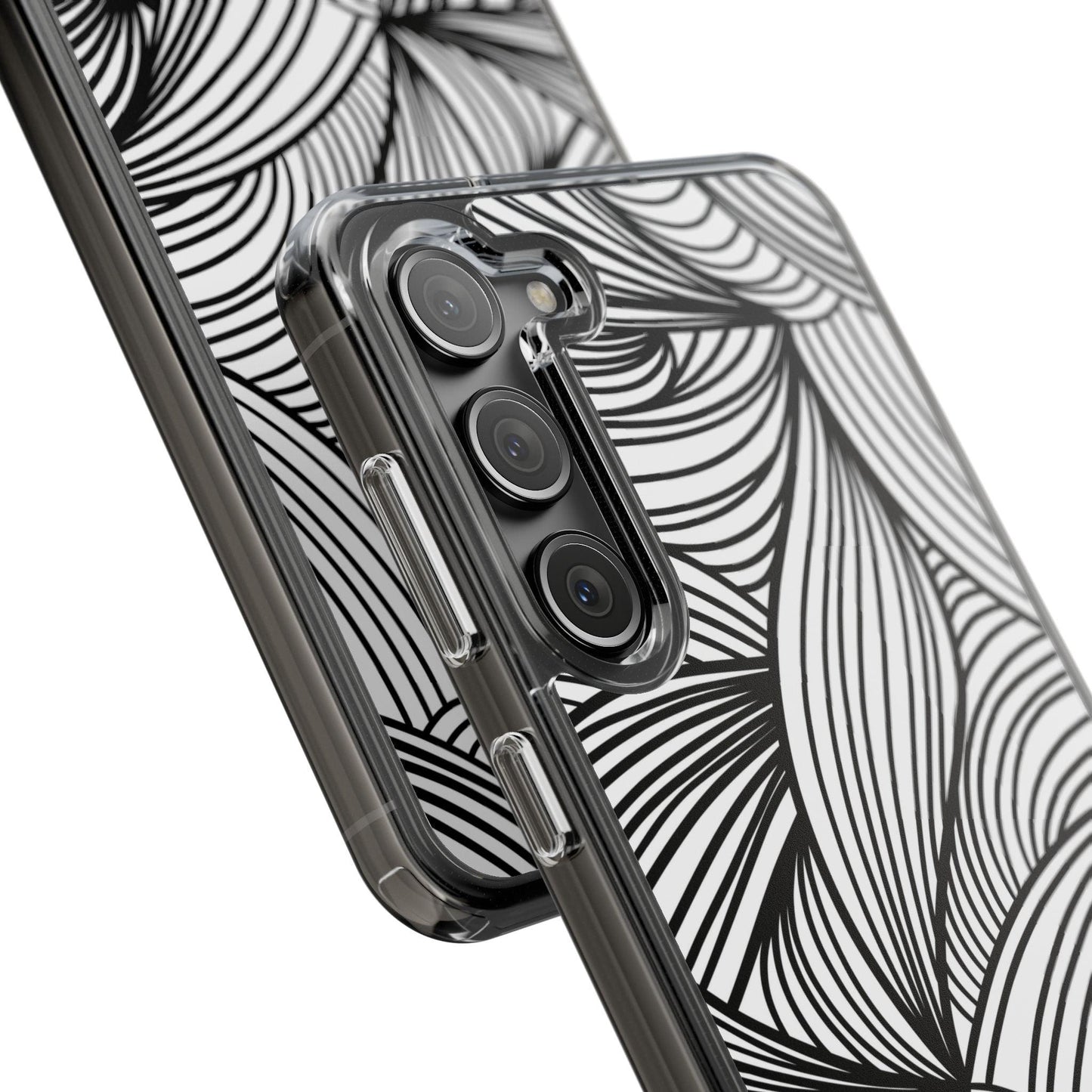 Black and White Illusion Clear Cases - covers4phones