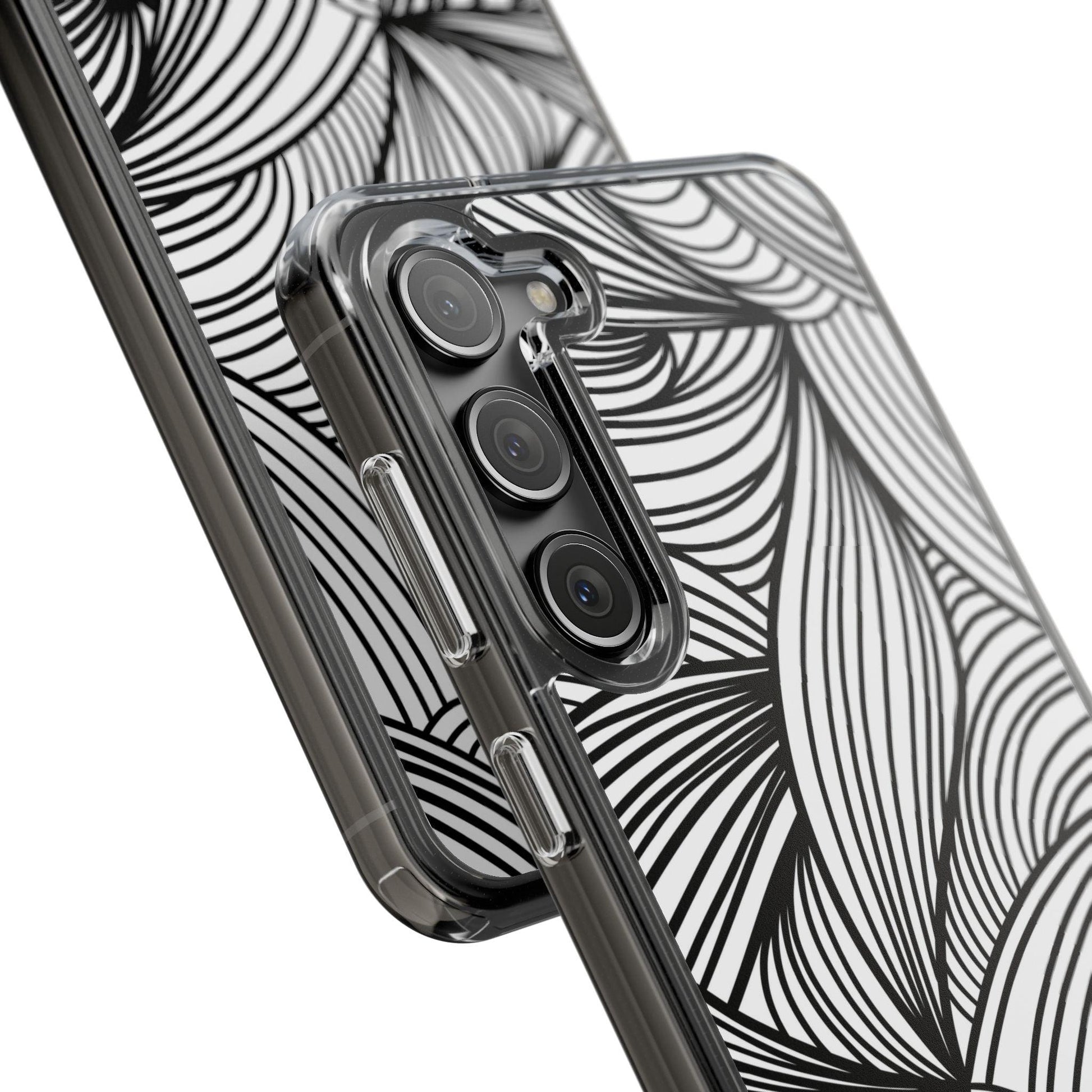 Black and White Illusion Clear Cases - covers4phones