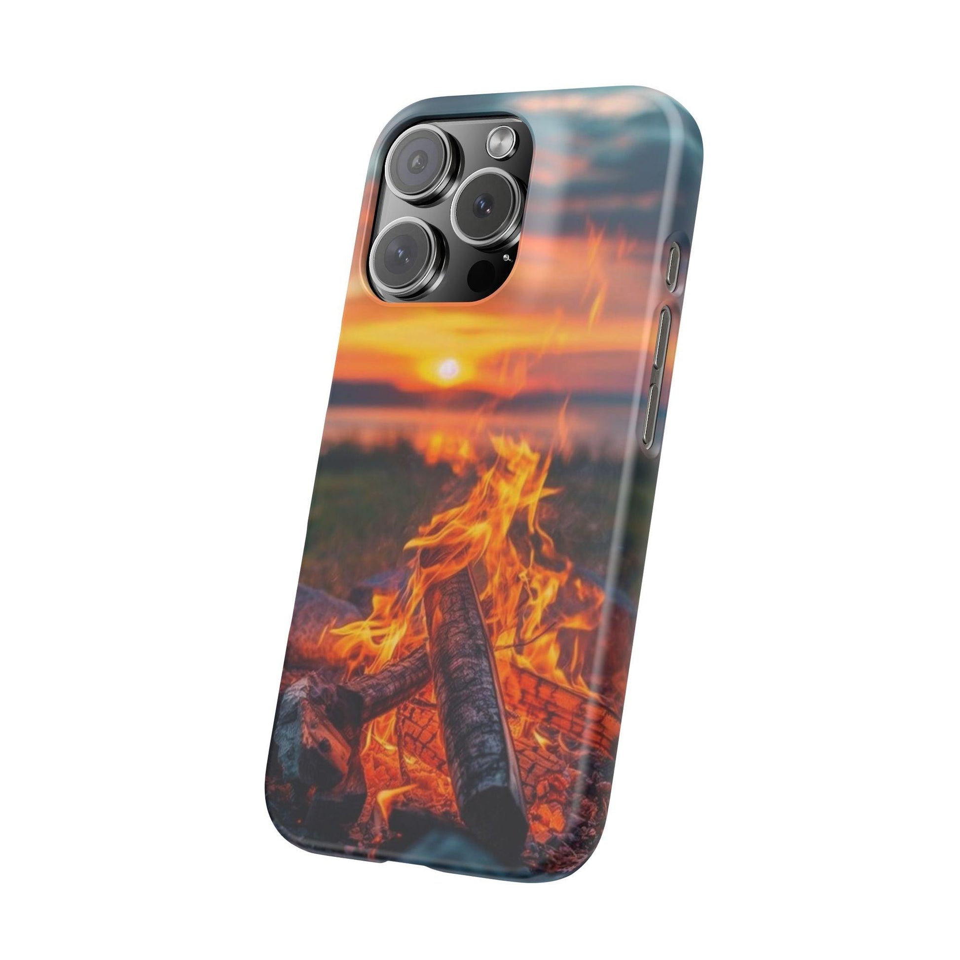 Woodland Fire Phone Case – Warmth of Nature’s Blaze on Your Device - covers4phones