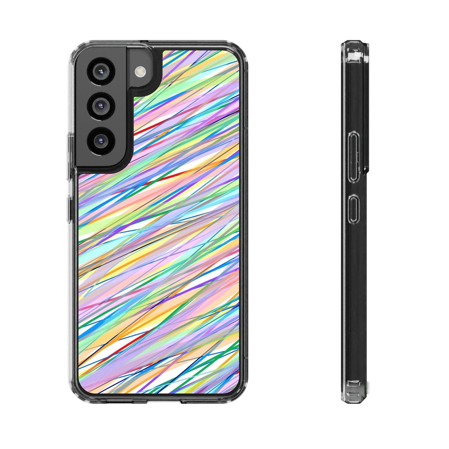 Threads Of Colors Clear Case - covers4phones