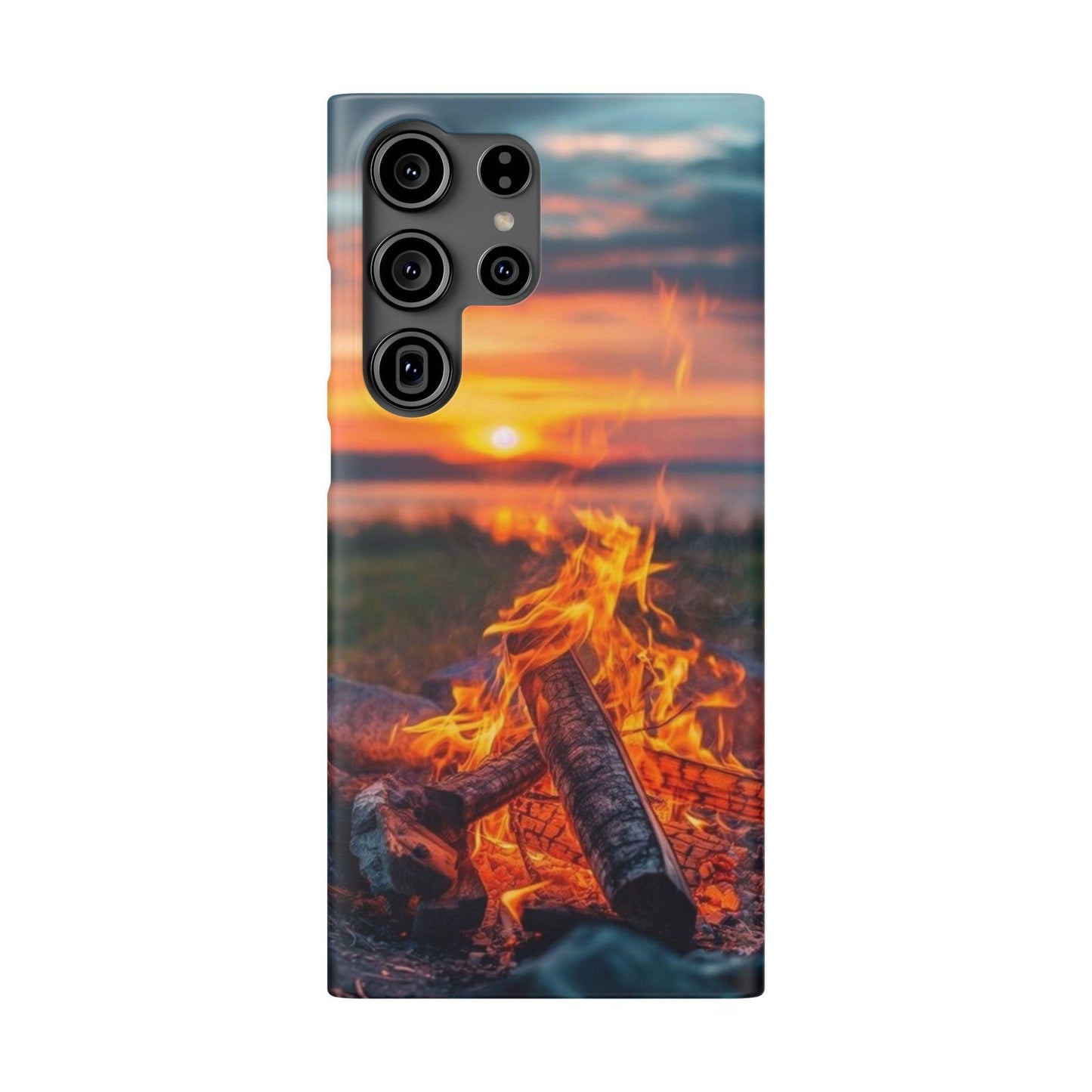 Woodland Fire Phone Case – Warmth of Nature’s Blaze on Your Device - covers4phones