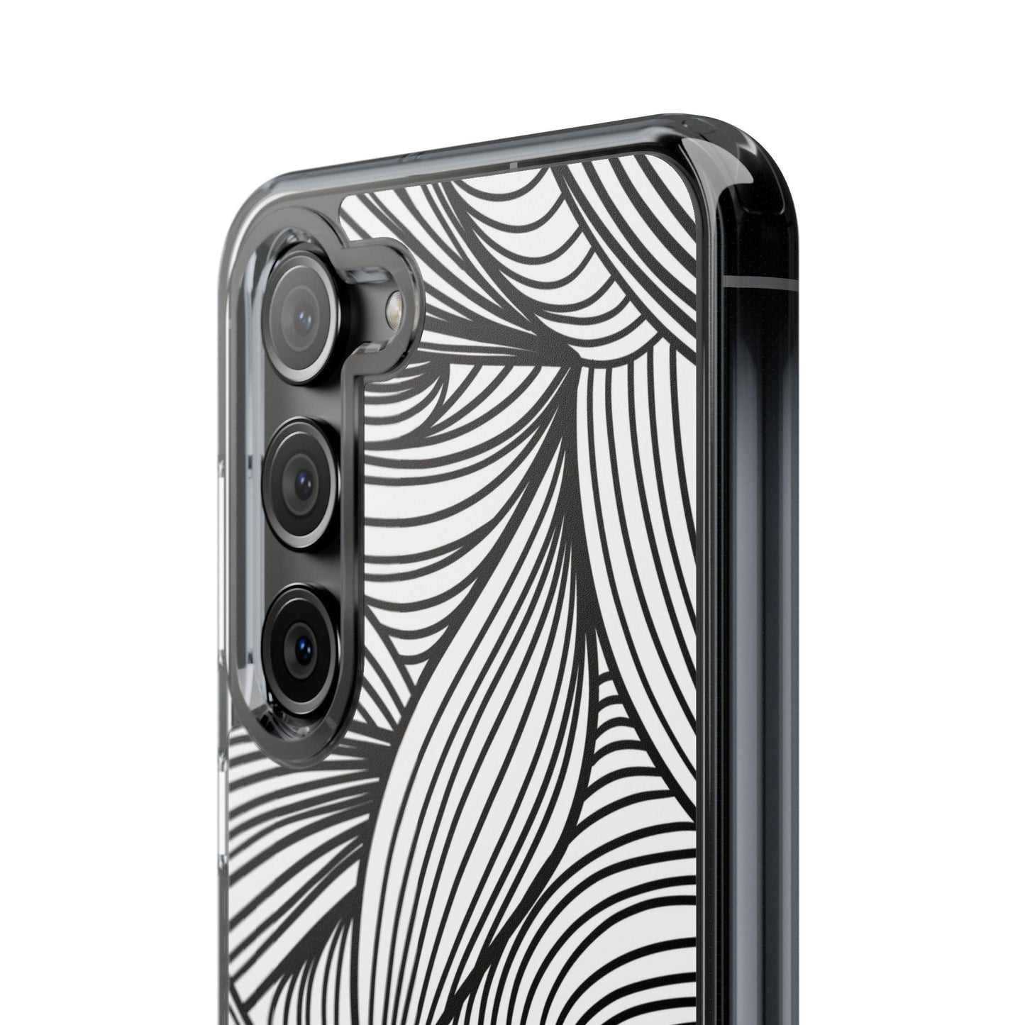 Black and White Illusion Clear Cases - covers4phones