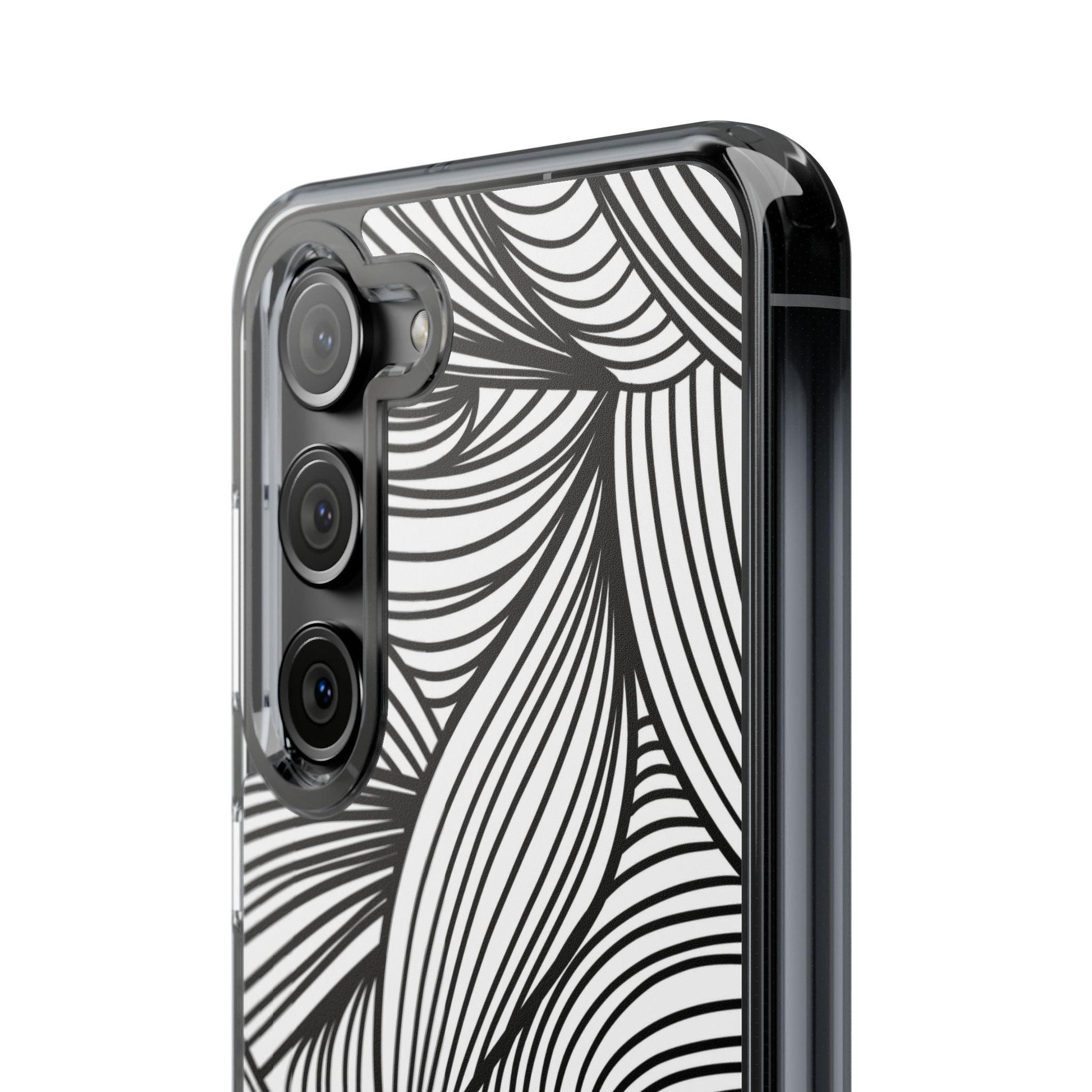 Black and White Illusion Clear Cases - covers4phones