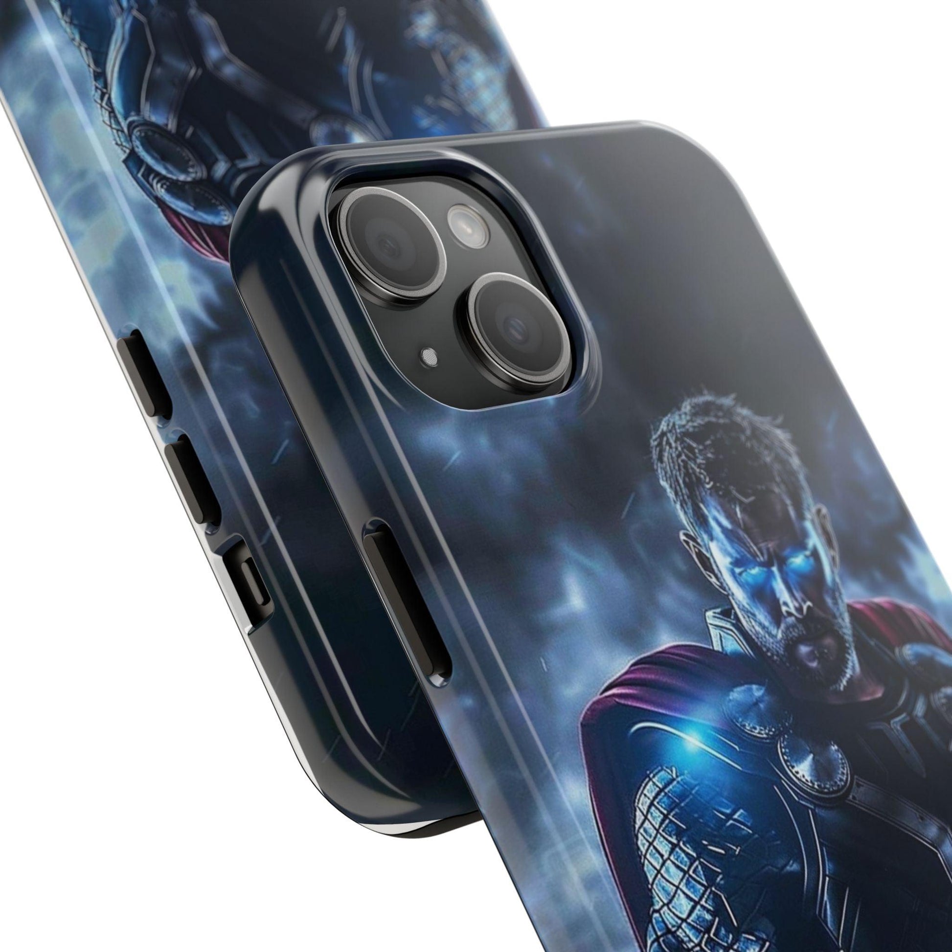 Thor, the God of Thunder in Action Printed Tough Phone Case for iPhone & Samsung Galaxy - Epic Superhero Design - covers4phones