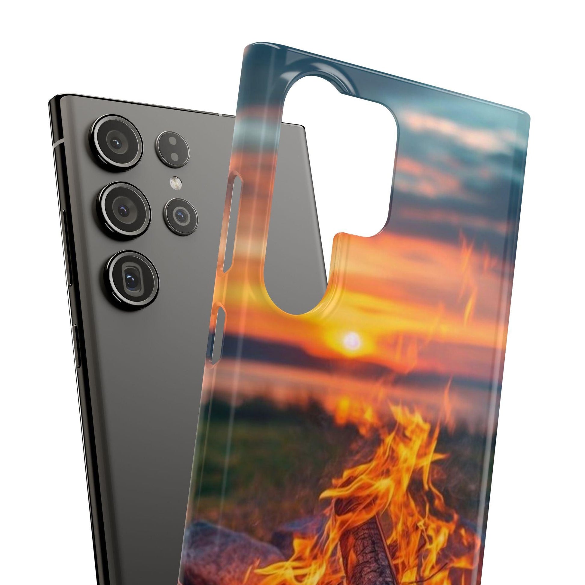 Woodland Fire Phone Case – Warmth of Nature’s Blaze on Your Device - covers4phones