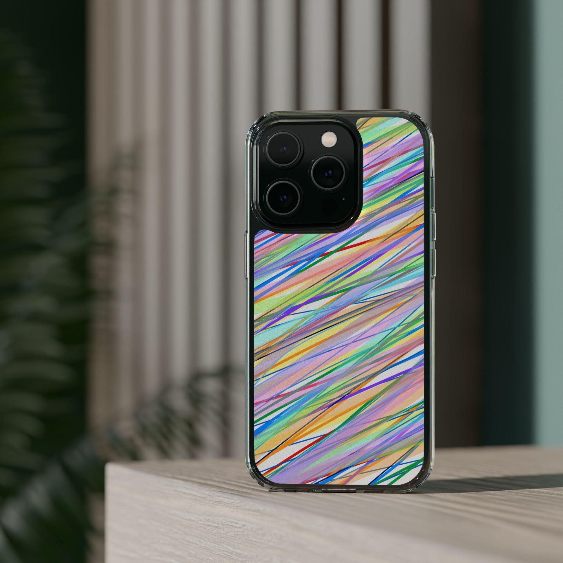 Threads Of Colors Clear Case - covers4phones