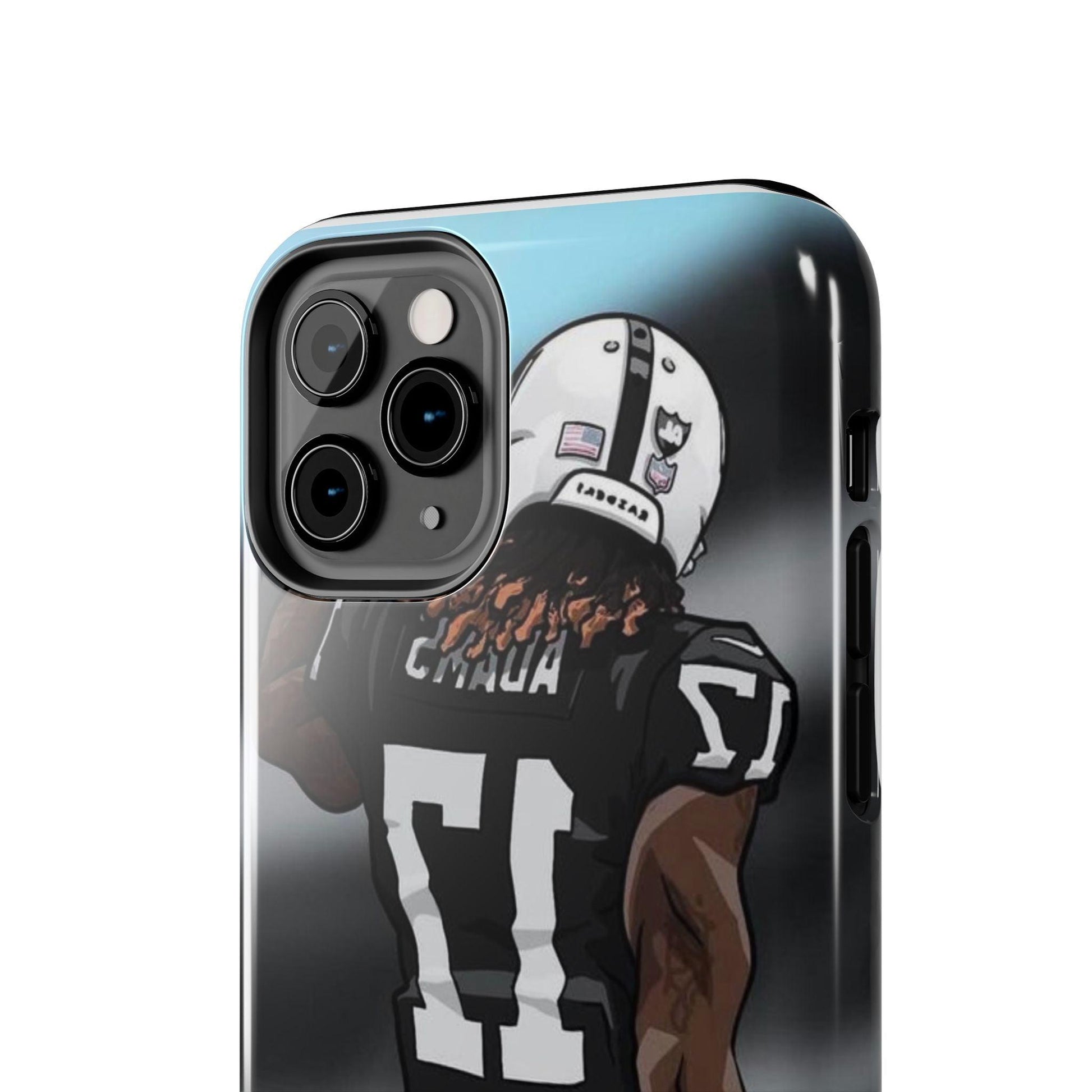 Adam 17 Player Showing Shirt Number Printed Tough Phone Case for iPhone & Samsung Galaxy - Bold Athlete Design - covers4phones