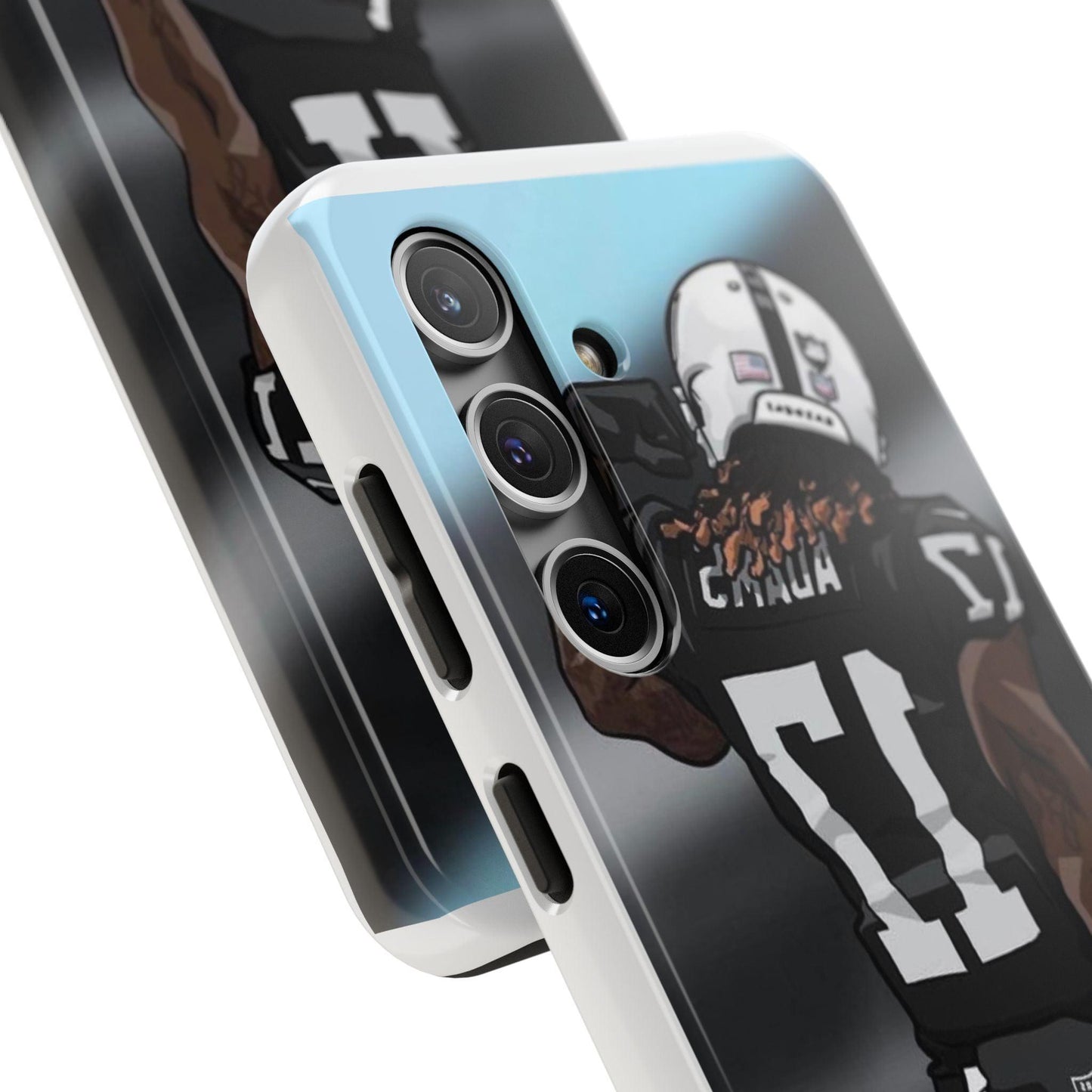 Adam 17 Player Showing Shirt Number Printed Tough Phone Case for iPhone & Samsung Galaxy - Bold Athlete Design - covers4phones