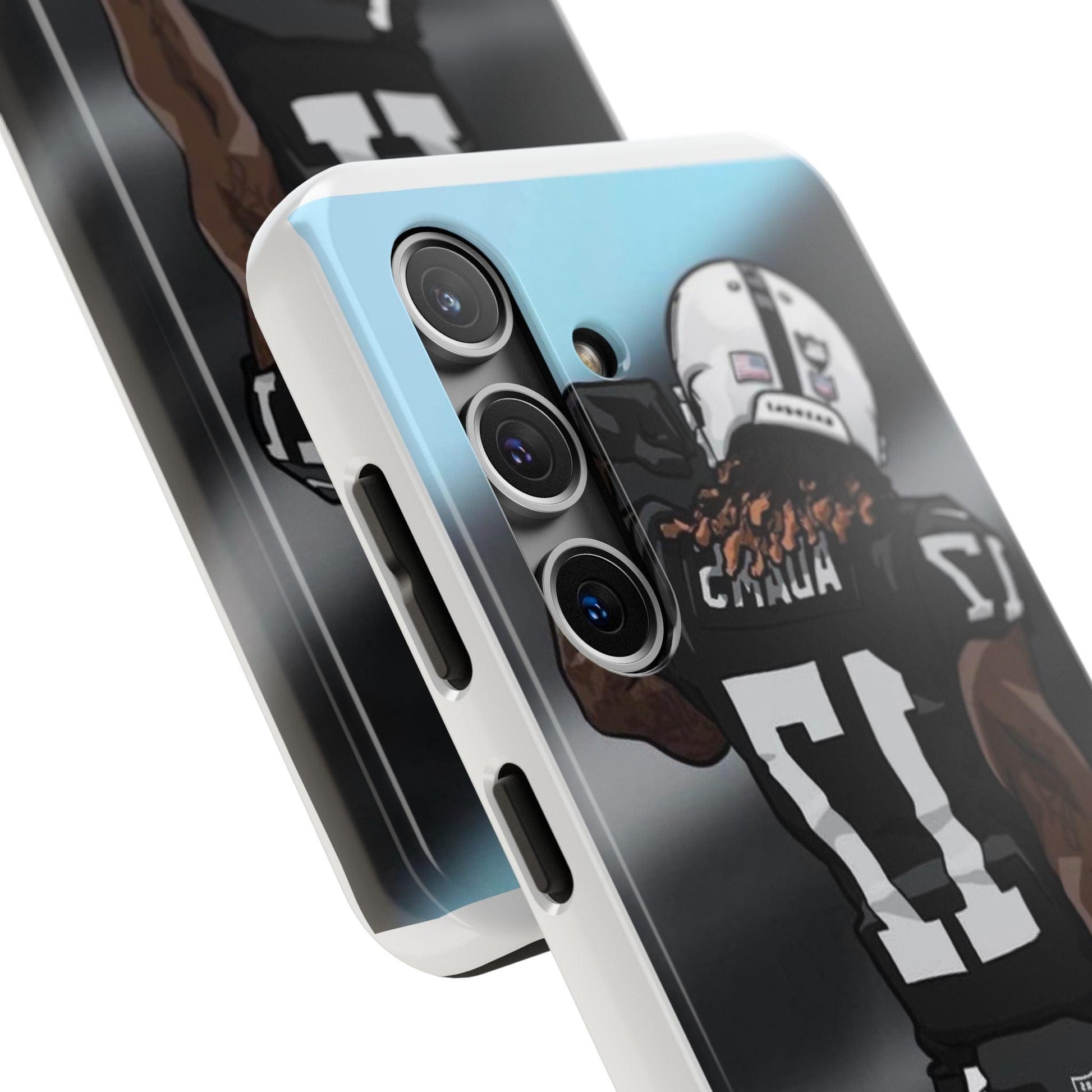 Adam 17 Player Showing Shirt Number Printed Tough Phone Case for iPhone & Samsung Galaxy - Bold Athlete Design - covers4phones