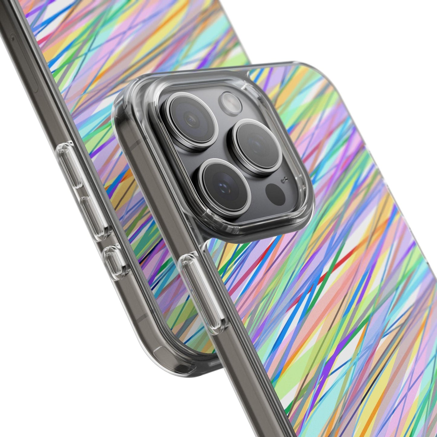 Threads Of Colors Clear Case - covers4phones
