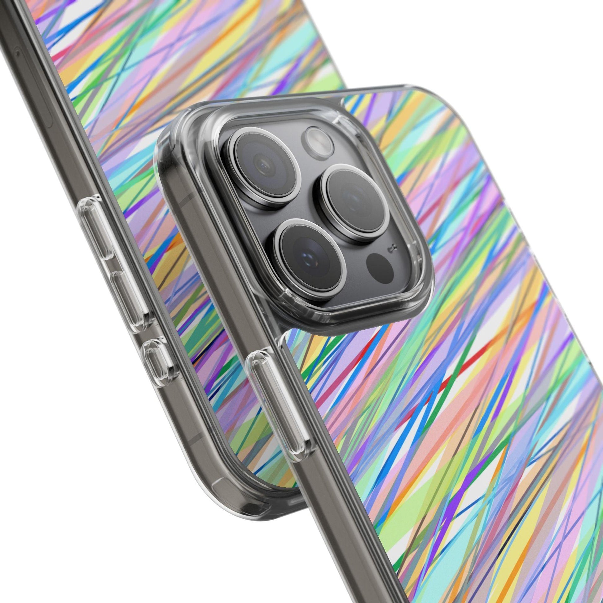 Threads Of Colors Clear Case - covers4phones