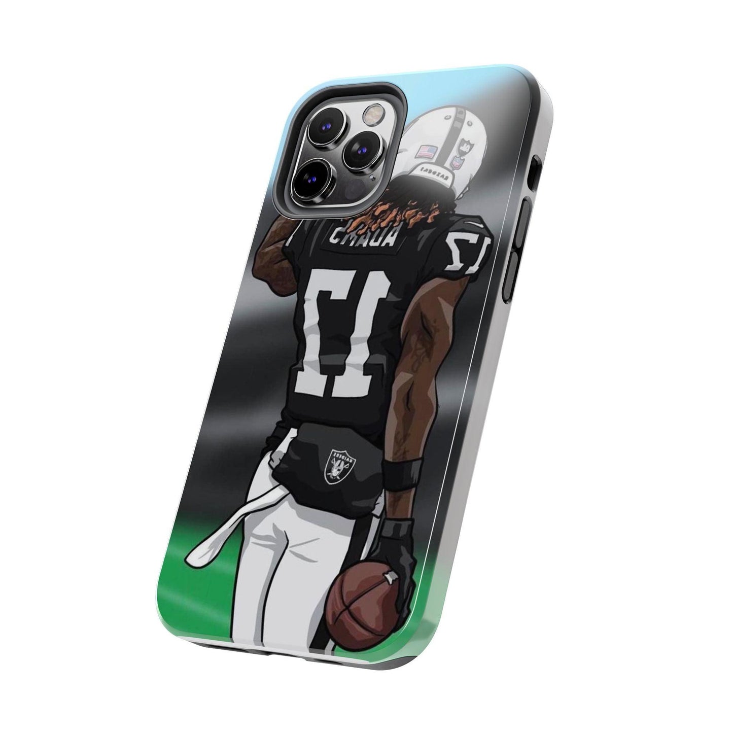 Adam 17 Player Showing Shirt Number Printed Tough Phone Case for iPhone & Samsung Galaxy - Bold Athlete Design - covers4phones