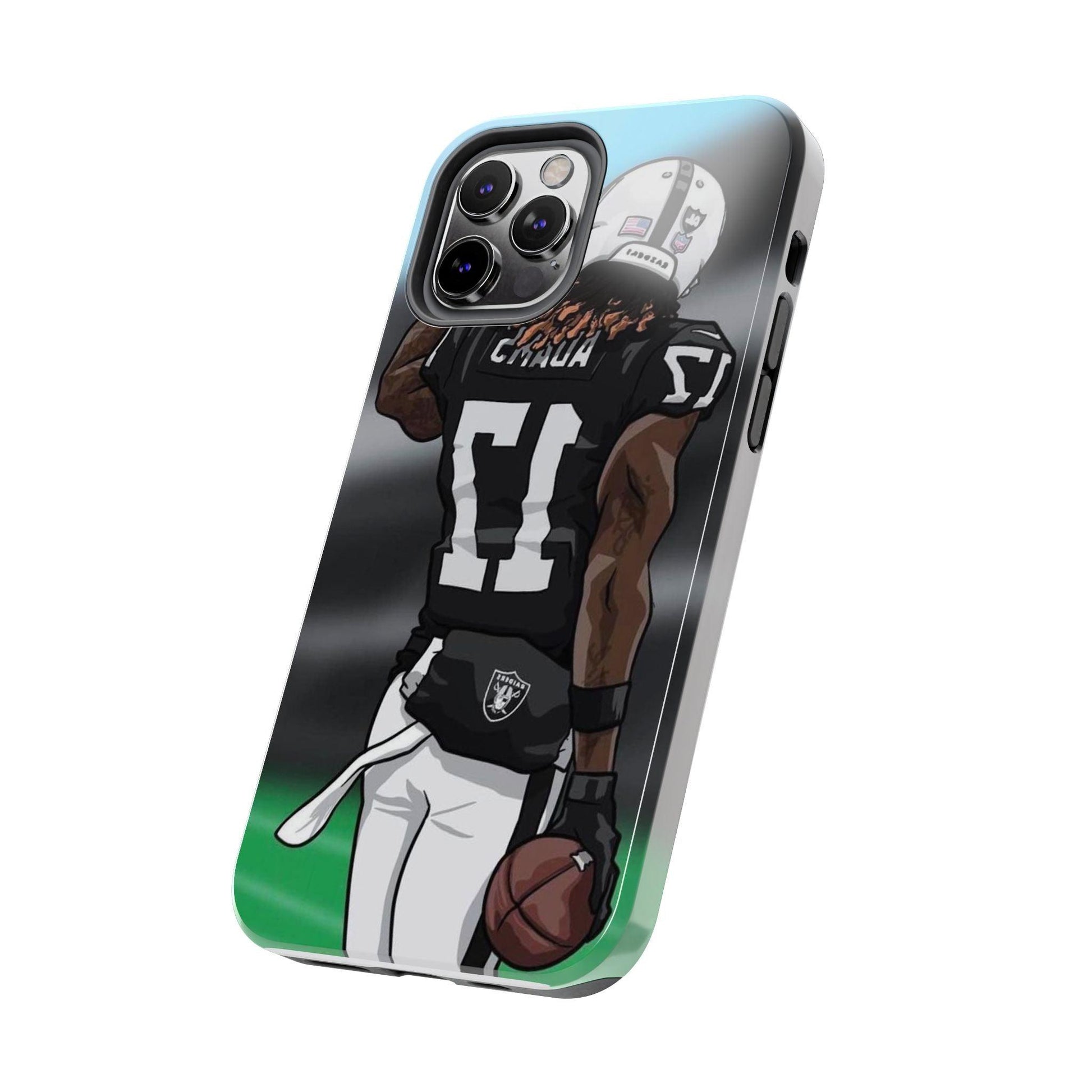 Adam 17 Player Showing Shirt Number Printed Tough Phone Case for iPhone & Samsung Galaxy - Bold Athlete Design - covers4phones
