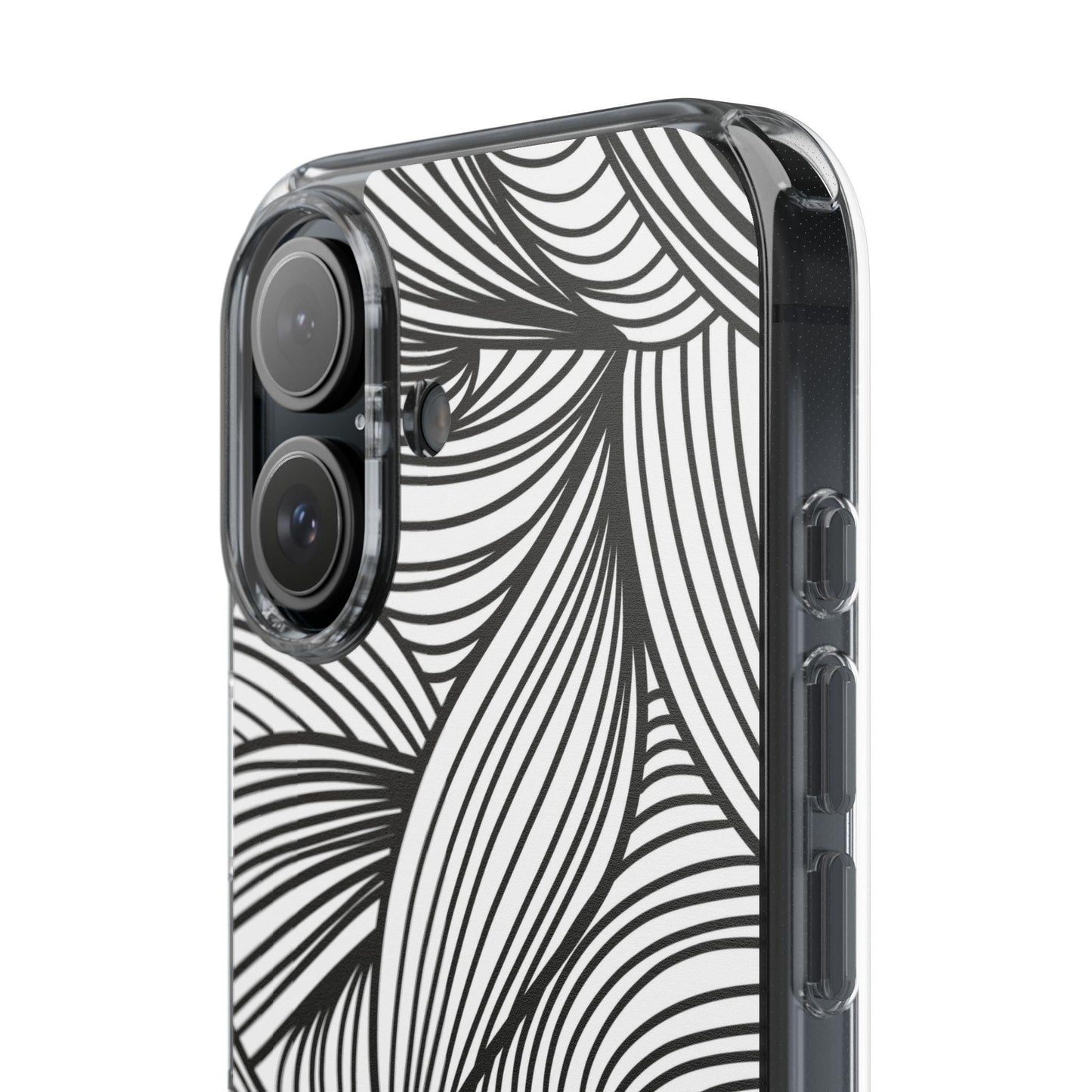 Black and White Illusion Clear Cases - covers4phones