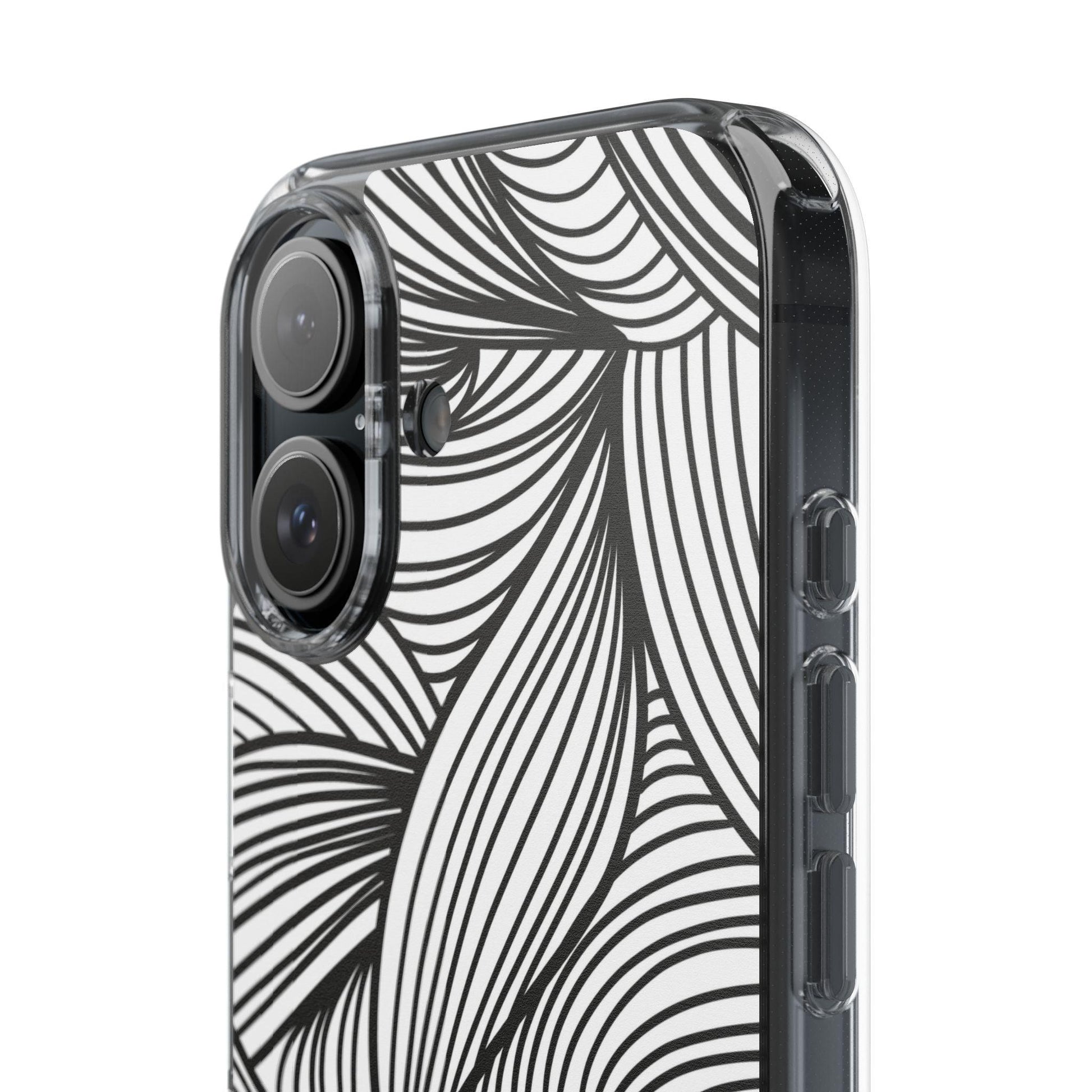 Black and White Illusion Clear Cases - covers4phones