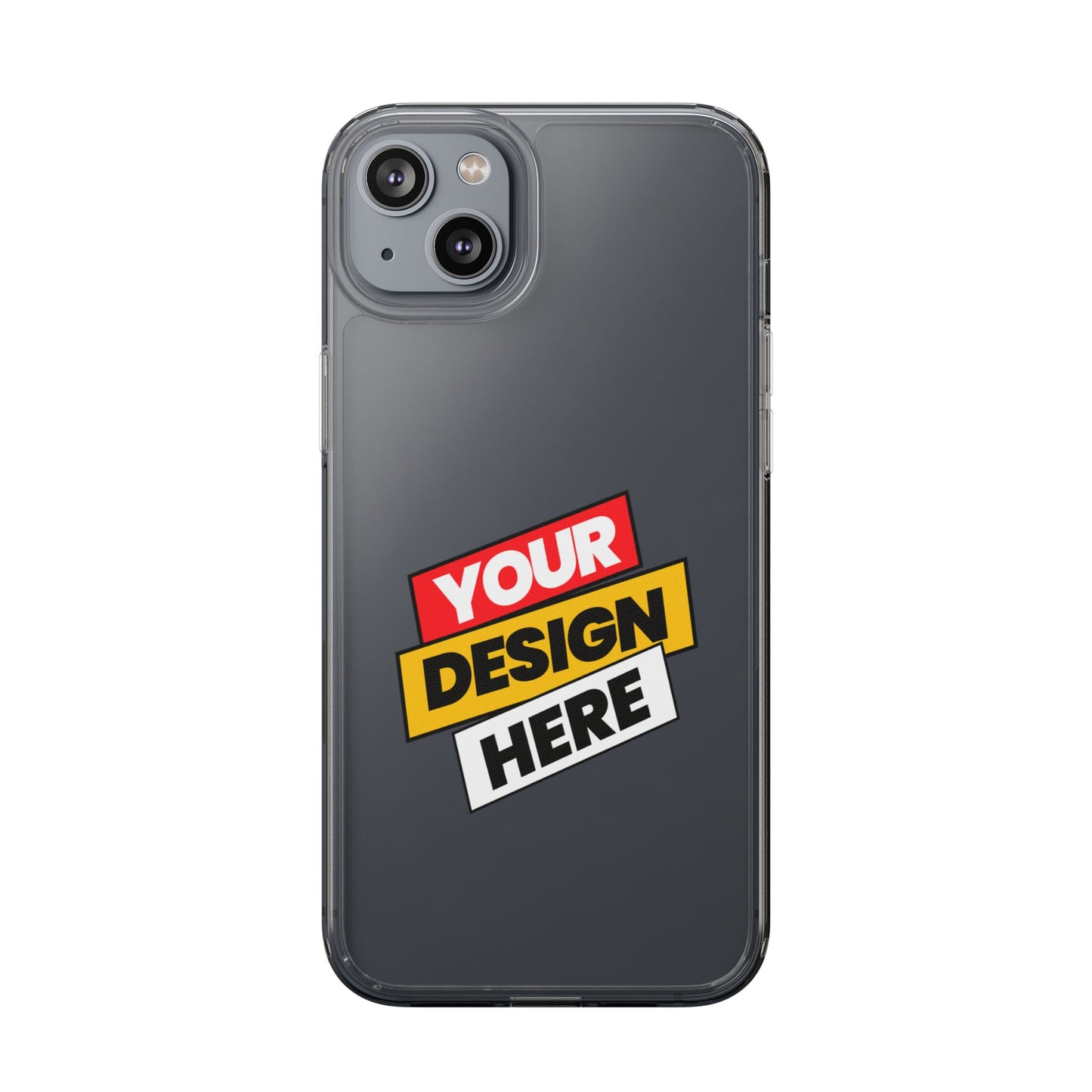 Custom Clear Transparent Cases for Phones - Personalized Protection, Ideal for Gifts, Birthdays, Holidays, Trendy Phone Accessories