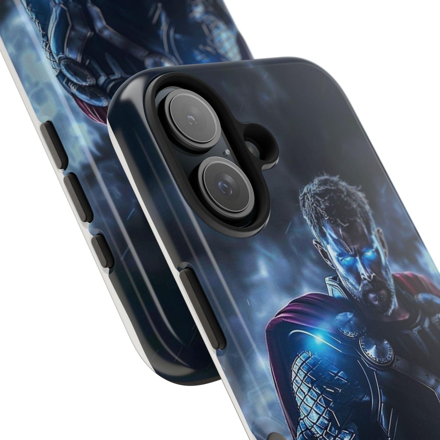 Thor, the God of Thunder in Action Printed Tough Phone Case for iPhone & Samsung Galaxy - Epic Superhero Design - covers4phones